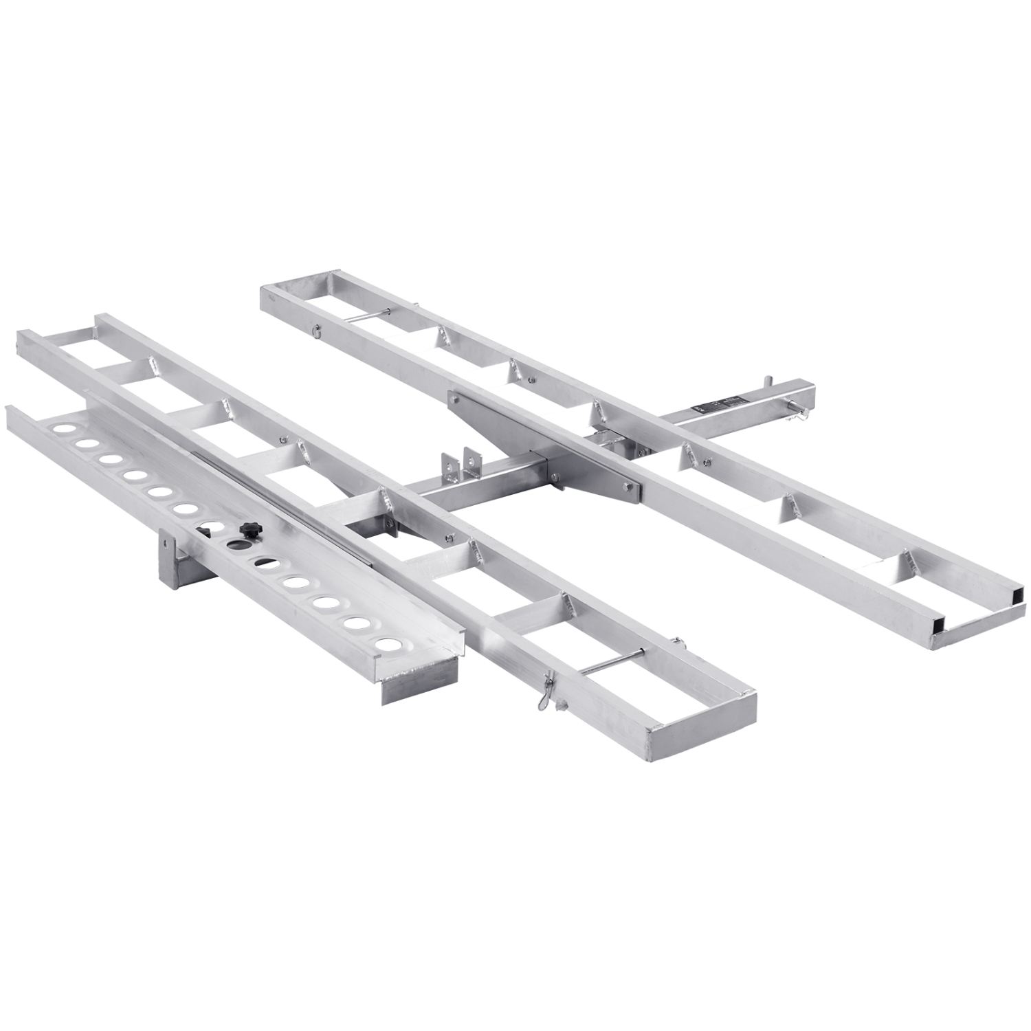 Porte-moto VEVOR, support d'attelage en aluminium pour 2 vélos de 600 LB, support de remorque pour moto tout-terrain pour trottinette, sangles à