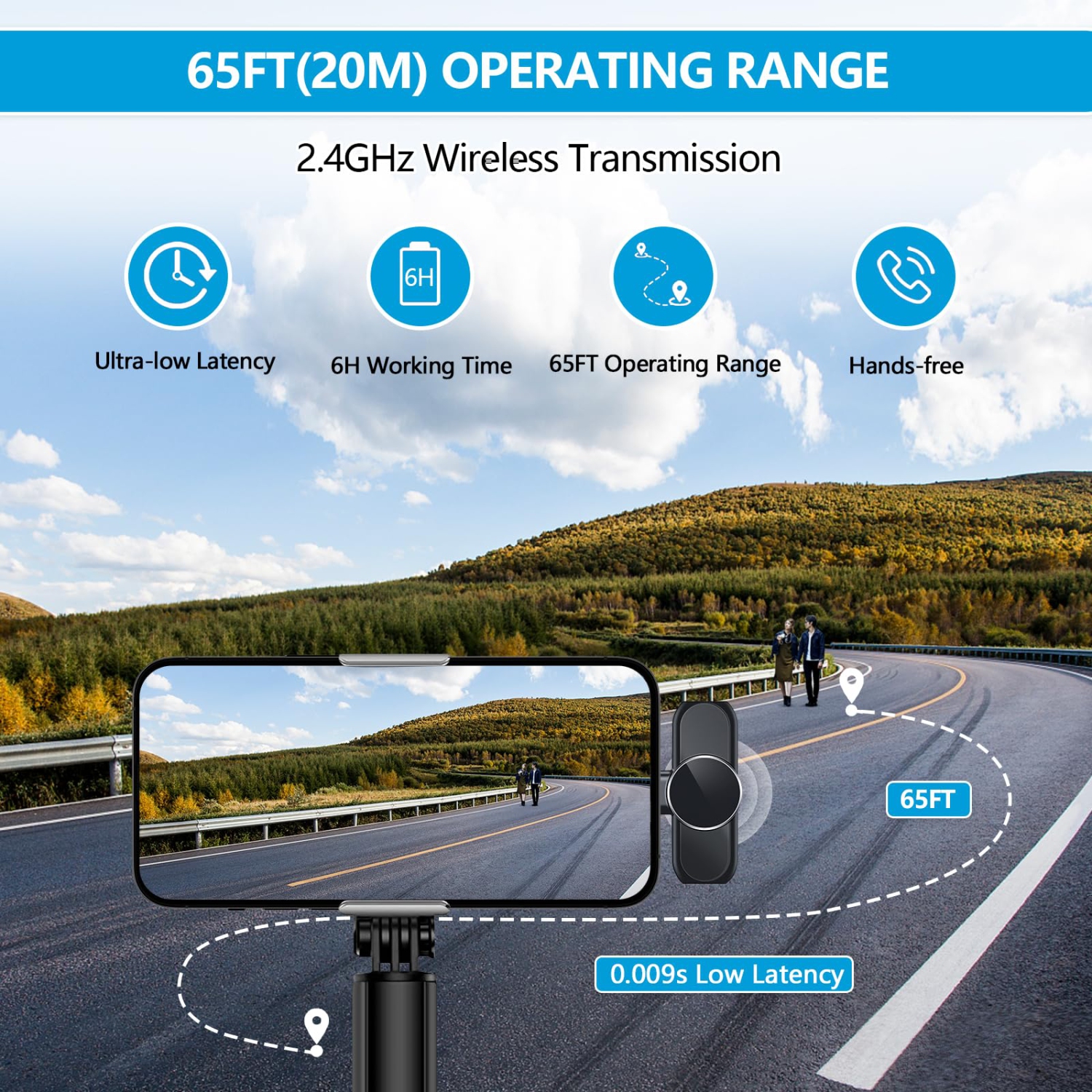 Mini Wireless Mic for iPhone iPad Tiny Lavalier Microphone Clip On Lapel Mic for Video Recording Interview TikTok