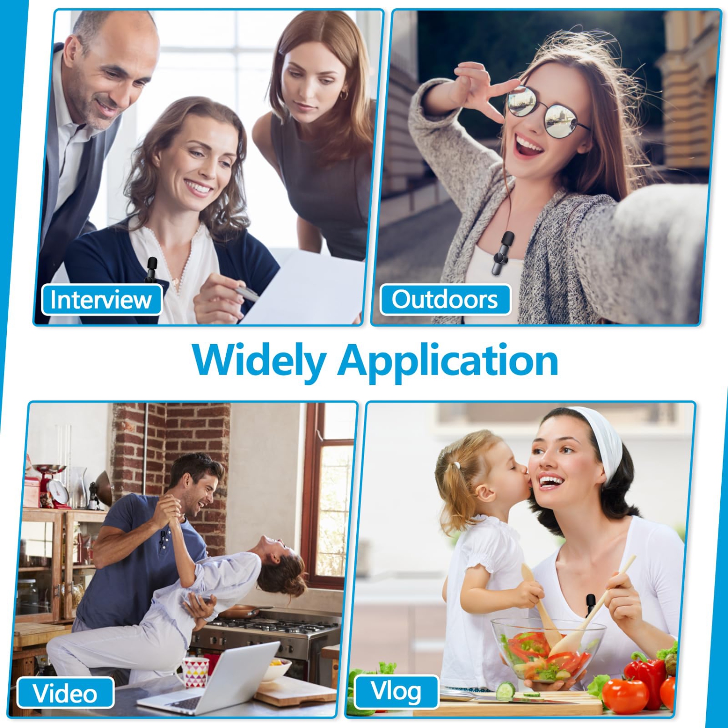 Mini Wireless Mic for iPhone iPad Tiny Lavalier Microphone Clip On Lapel Mic for Video Recording Interview TikTok