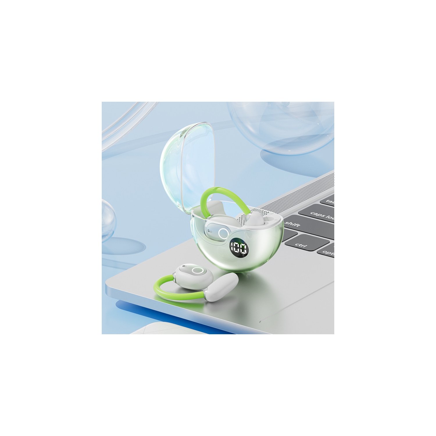 Oreillette Bluetooth à port transfrontalier Earhook Micro-casque sans fil à 5,4 port unique