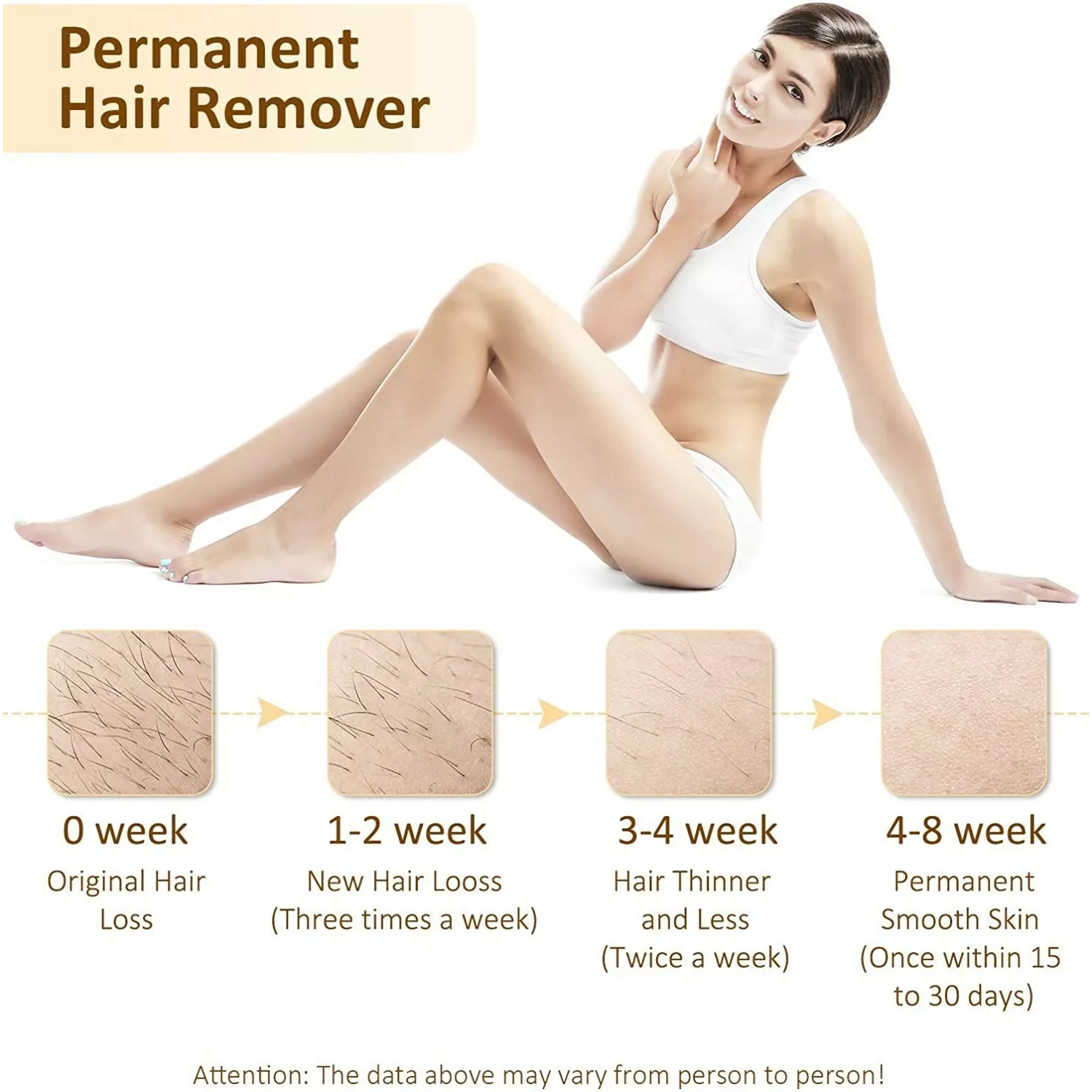 Photon freezing point hair removal device household electric handheld strong pulse hair removal device whole body armpit ice feeling painless