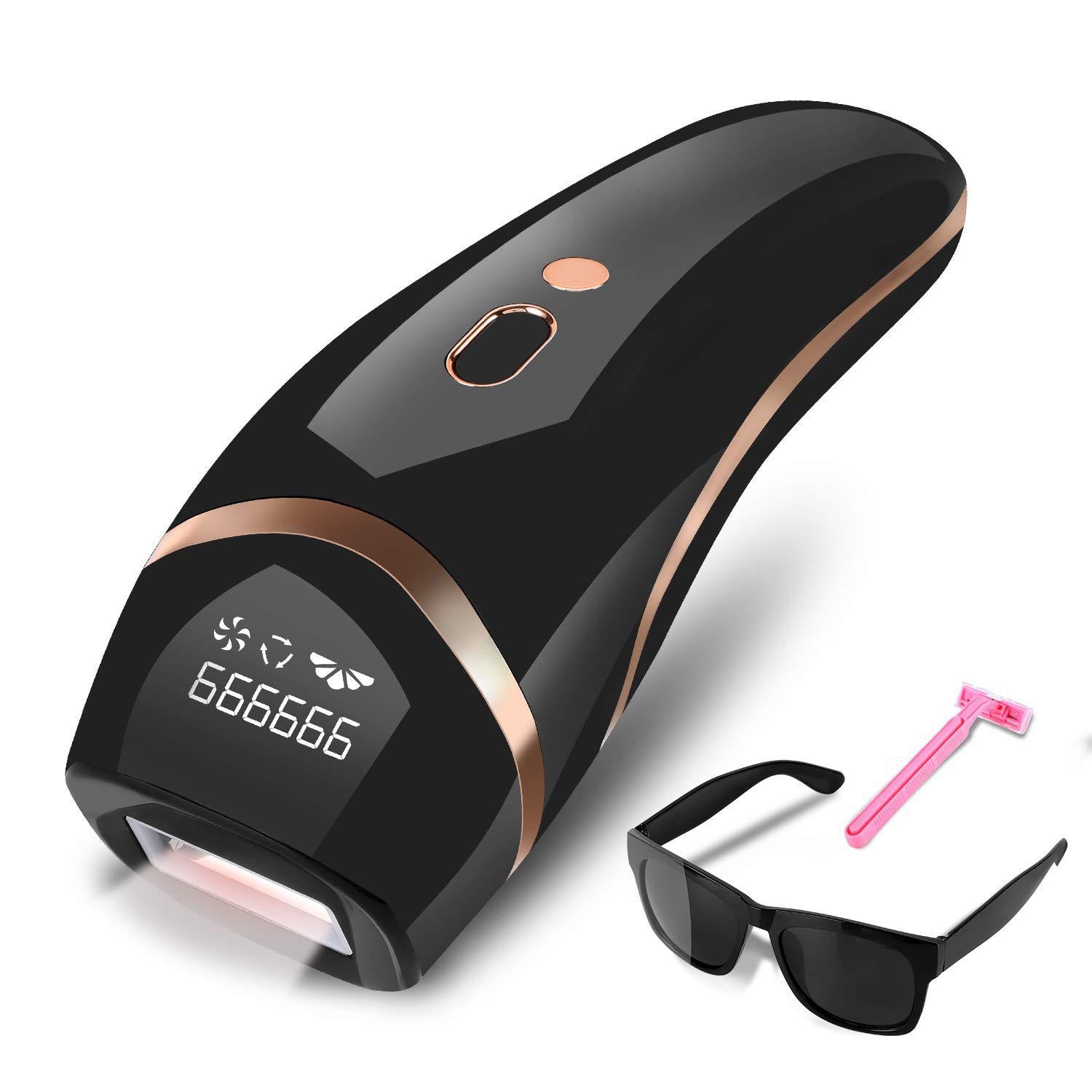 Intense pulsed light hair removal device for men and women, full body private parts shaver, photon rejuvenation hair removal device