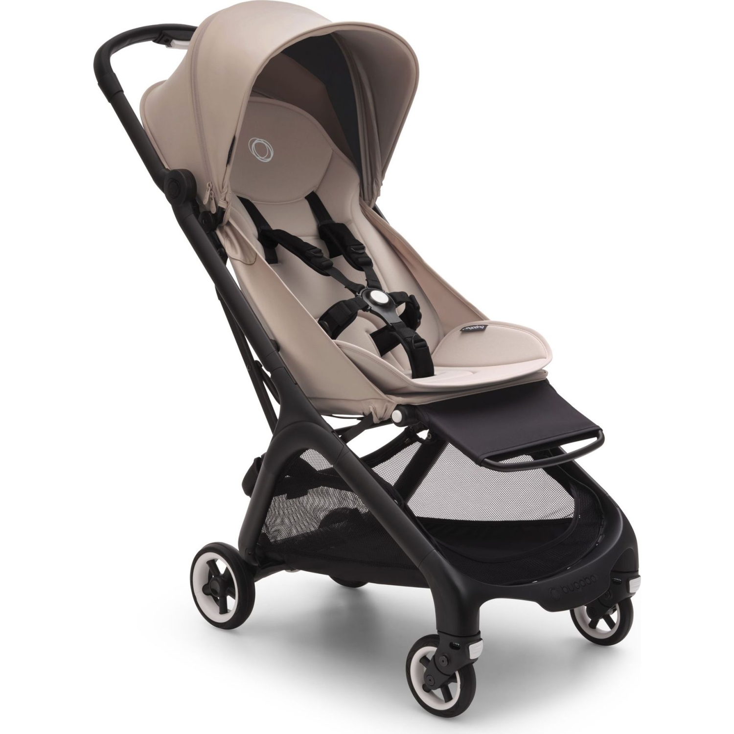 Bugaboo Compact Butterfly Stroller Complete - Desert Taupe on Black Frame
