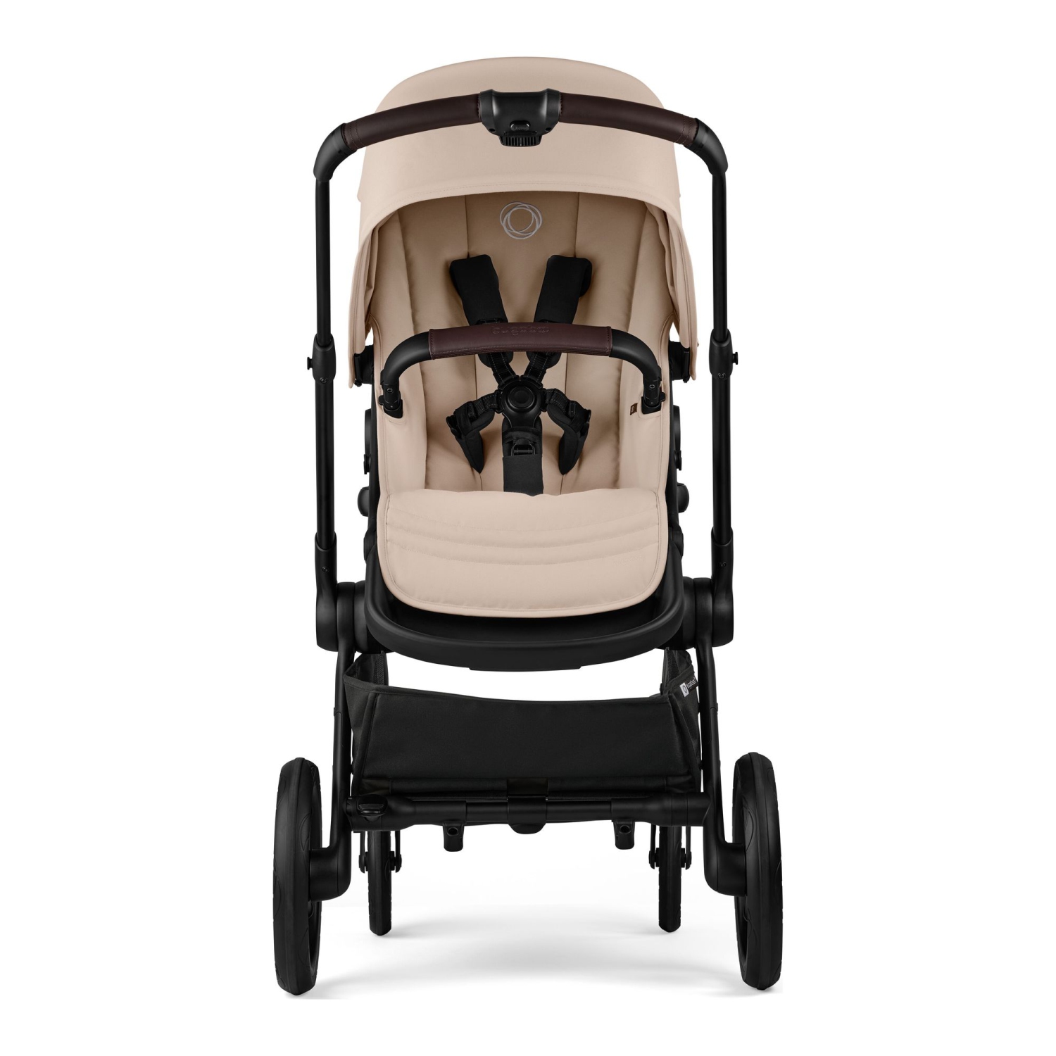 Poussette complète Kangaroo de Bugaboo - Taupe désert sur cadre noir