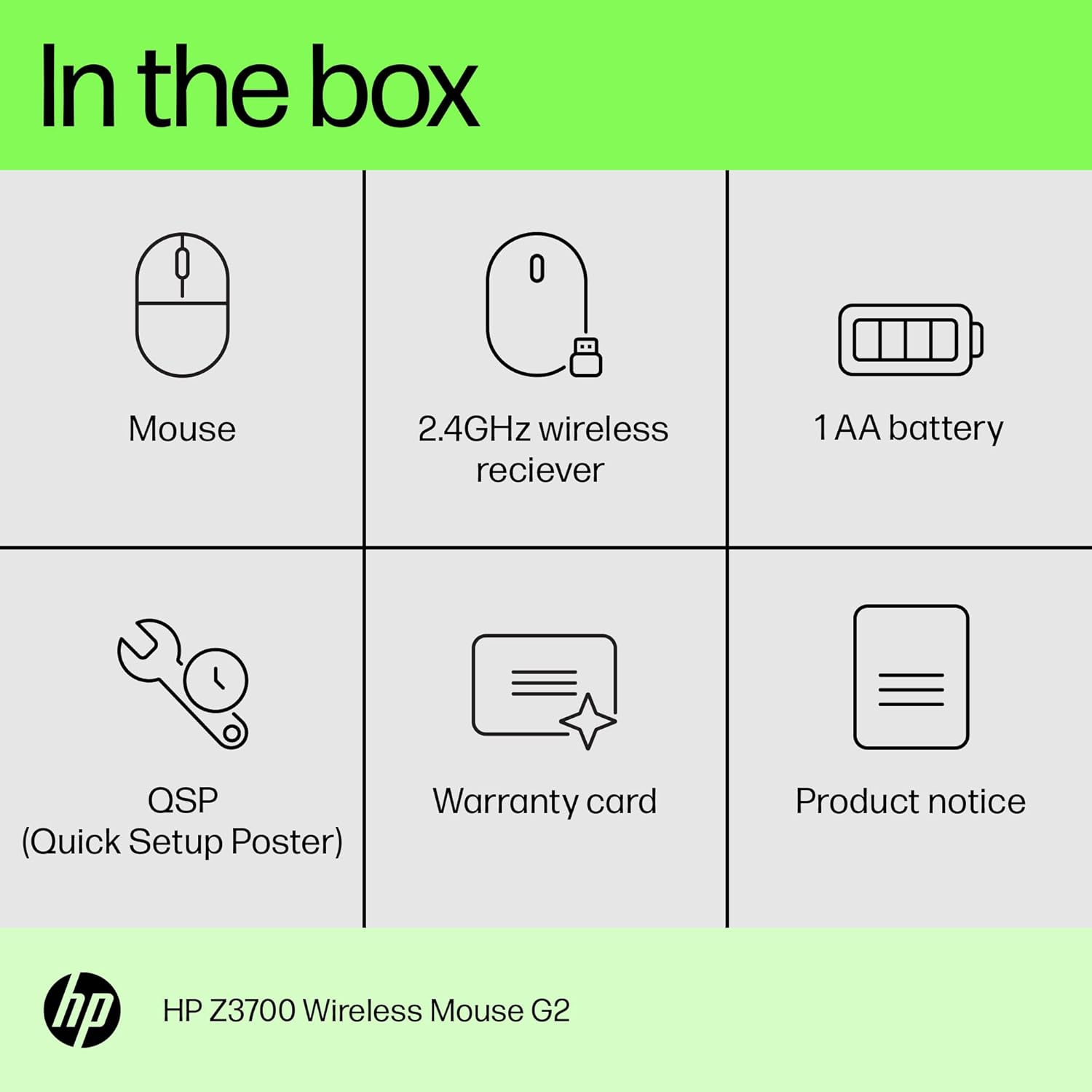 HP Z3700 G2 Wireless Mouse