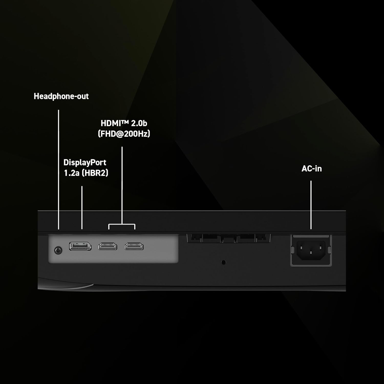 Moniteur de jeu IPS rapide 1920 x 24 1080 200&nbsp;Hz 0,5&nbsp;ms (gris à gris) de 5&nbsp;po de MSI (MAG 255F E20)
