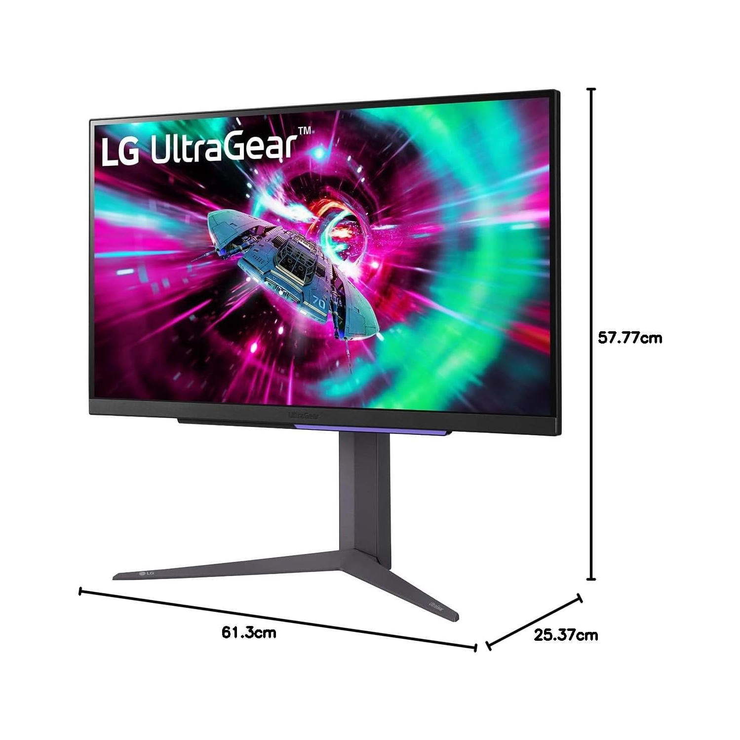 Remis à neuf - Moniteur de jeu G-Sync LCD IPS 1&nbsp;ms 144&nbsp;Hz UHD 27&nbsp;po UltraGear de LG (27GR93U-B) - Noir
