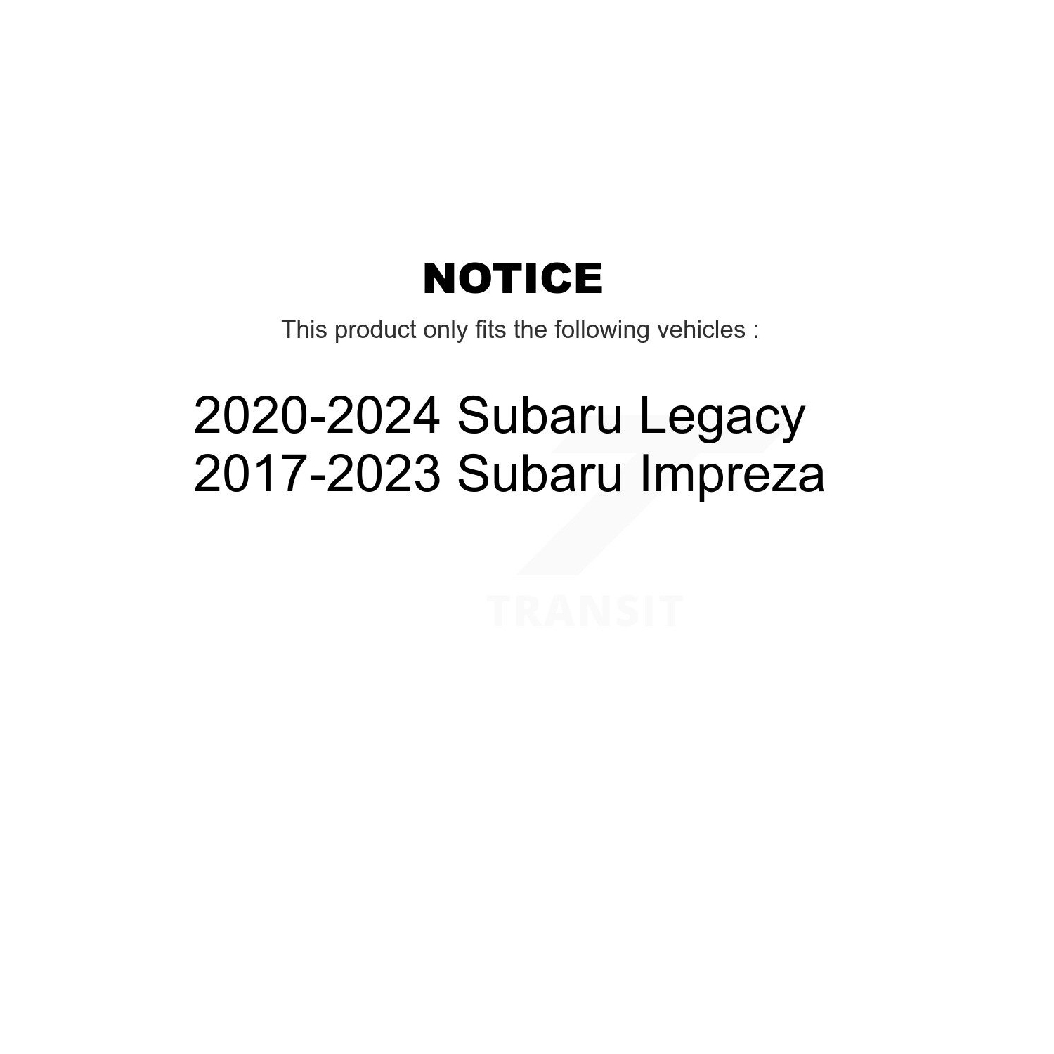 Front Right Suspension Stabilizer Bar Link Kit TOR-K750954 For Subaru Impreza Legacy