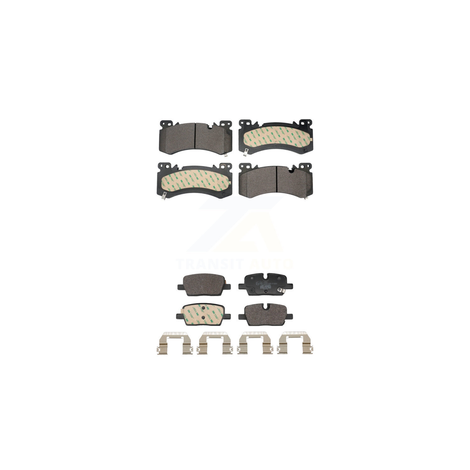 Front Rear Ceramic Brake Pads Kit For 2022-2023 Cadillac XT5 XT6 With Brembo Calipers KTC-100873