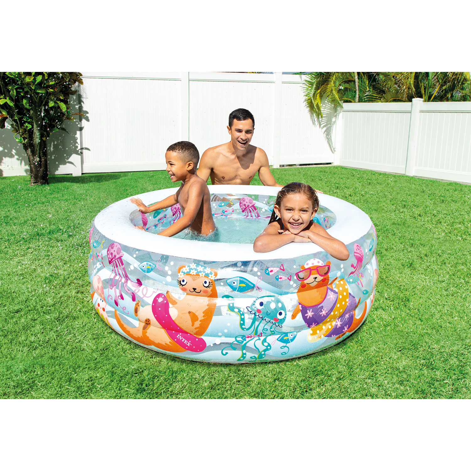 Piscine gonflable pour enfants Fishy Fun d'Intex