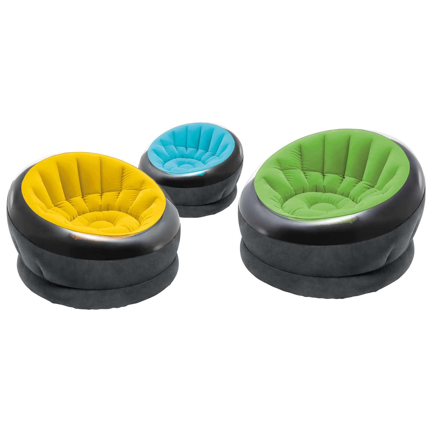 Chaise gonflable Empire d'Intex - Chaise simple - Couleurs variées