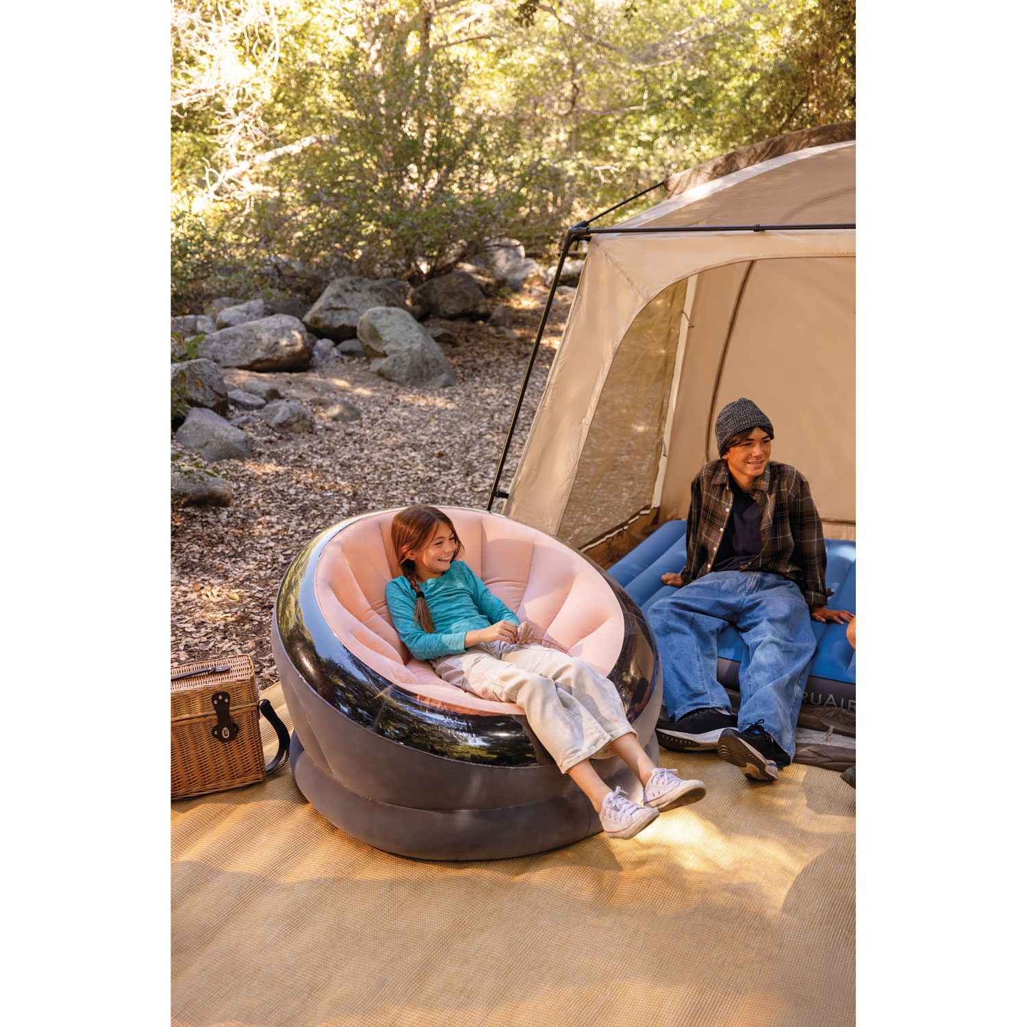 Chaise gonflable Empire d'Intex - Chaise simple - Couleurs variées