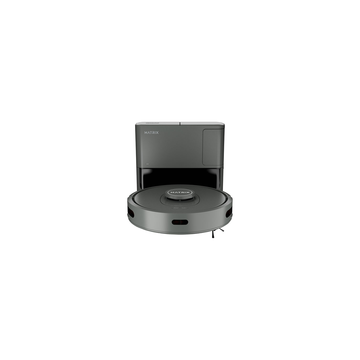 Remis à neuf Aspirateur robot à vidage automatique Matrix de Shark, gris, RV2300SCA