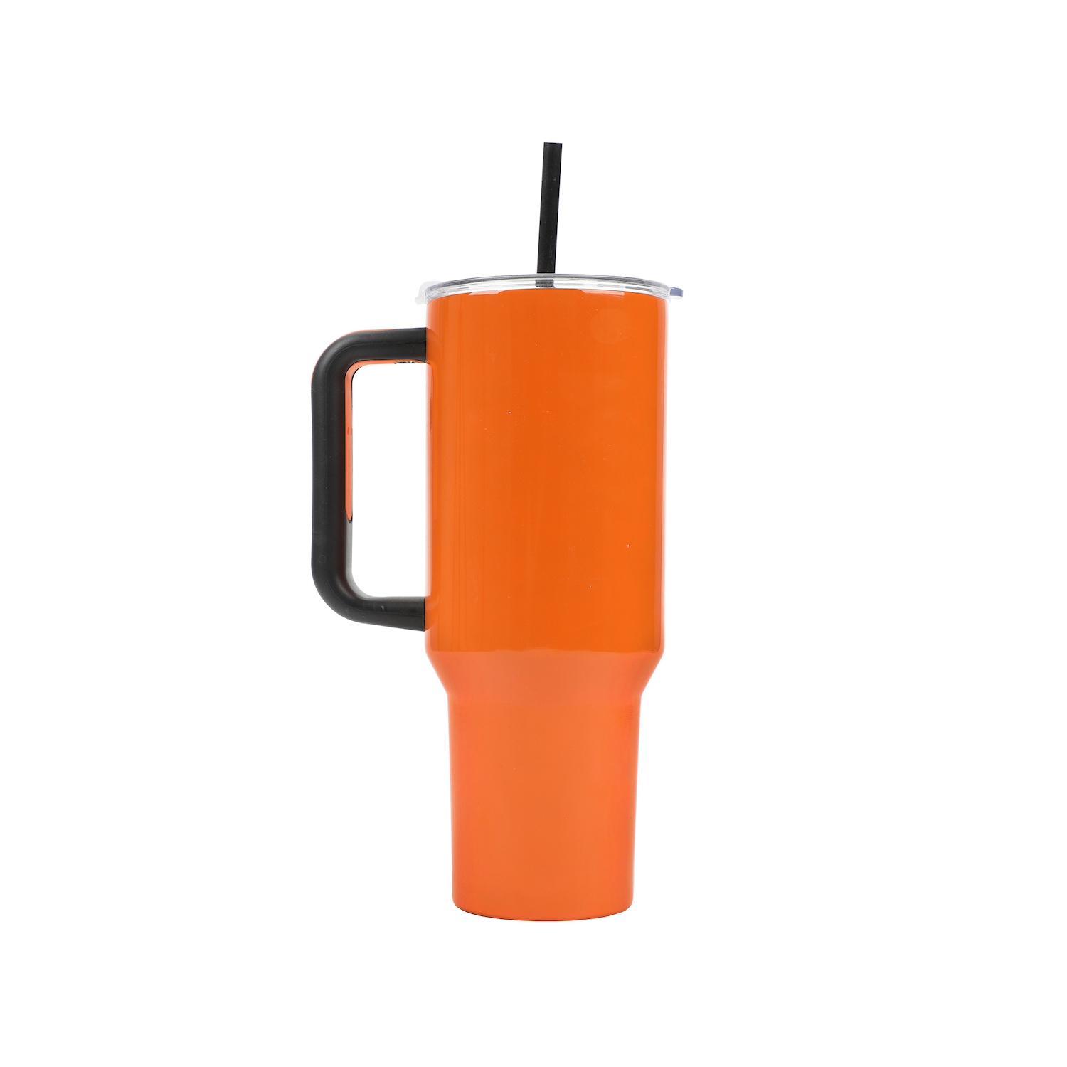 40 oz Stainless Steel Tumbler with Handle and Straw