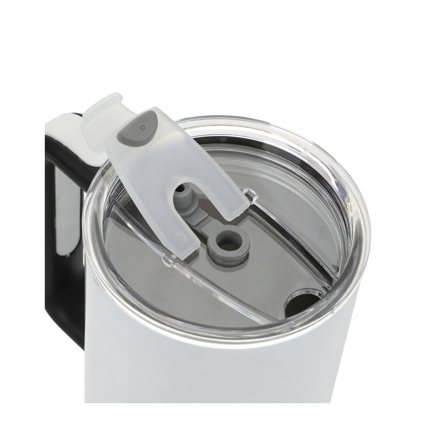 Gobelet en acier inoxydable avec poignée et paille de 40&nbsp;oz