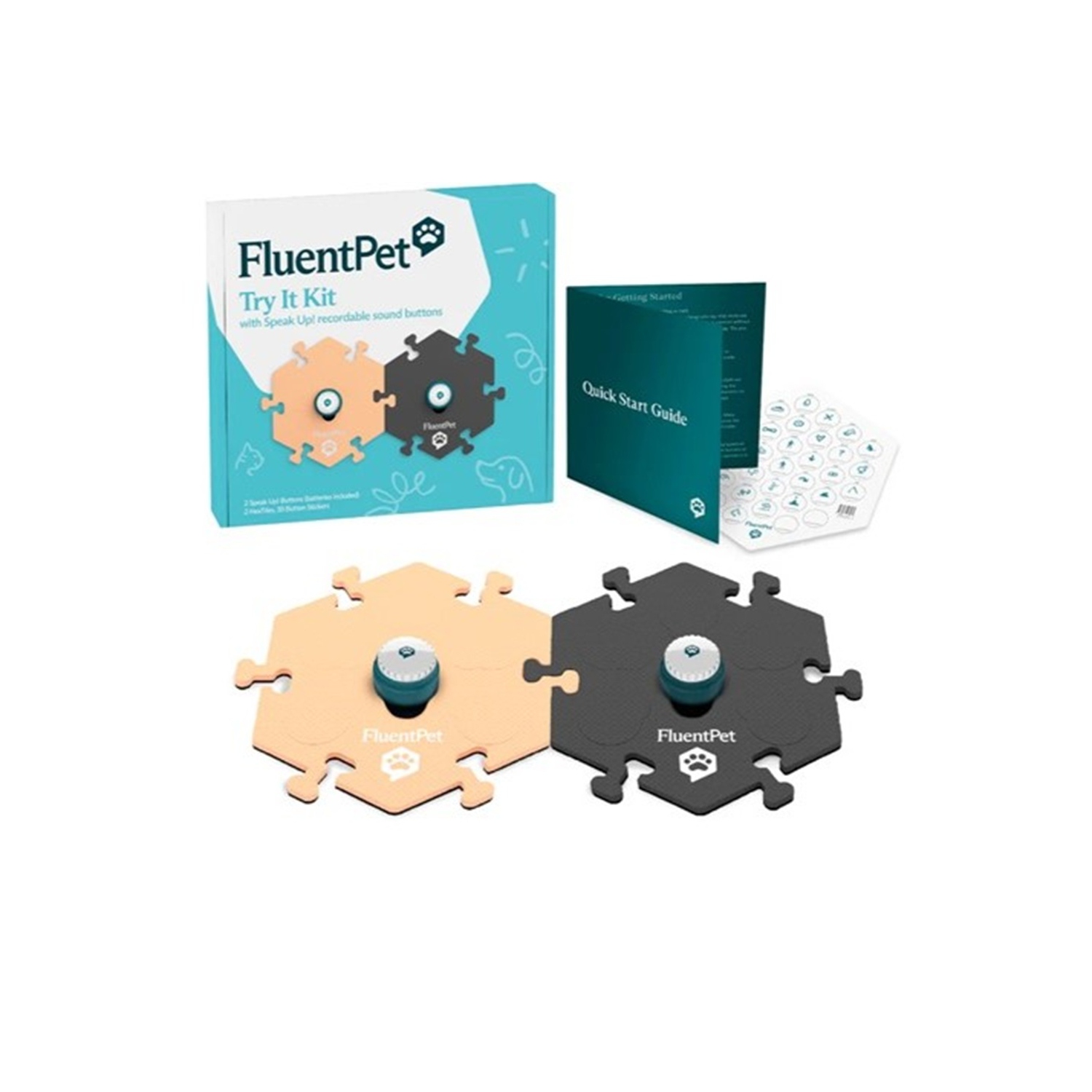 Trousse d'essai Speak Up de FluentPet – Couleurs neutres