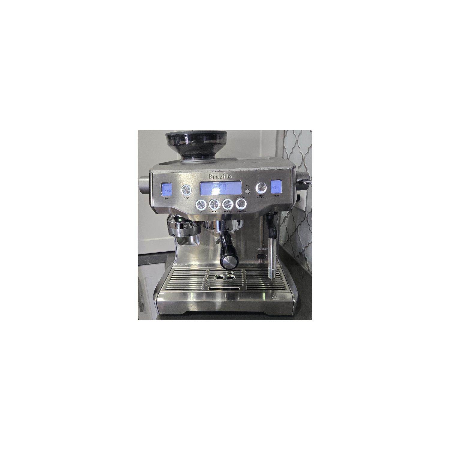 Refurbished – Breville BREBES980XL The Oracle Espresso Machine, Silver