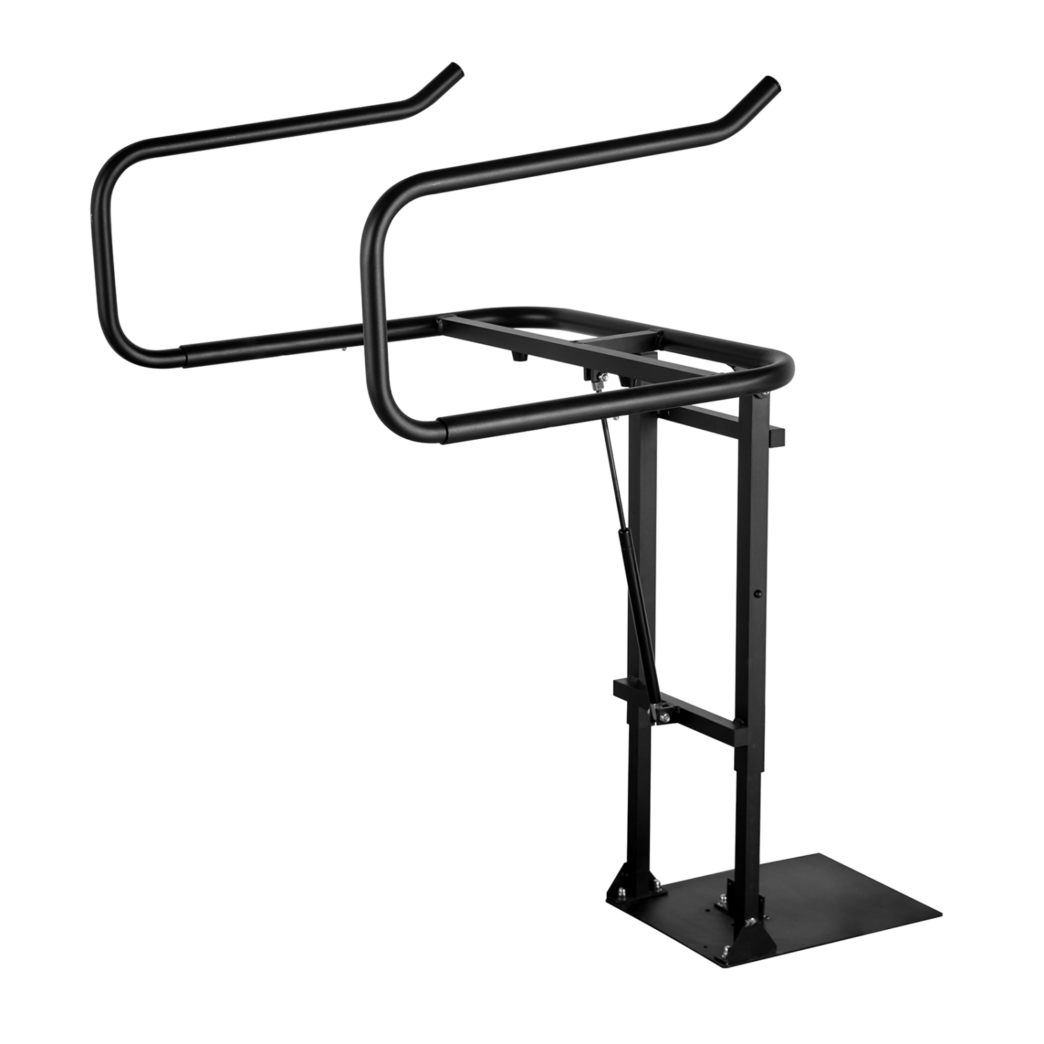 Capot de spa VEVOR de 33,1" - 41,3", couvercle de spa relevable, hydraulique, largeur de 53,1" à 92,5" réglable, installé en dessous sur un côté,