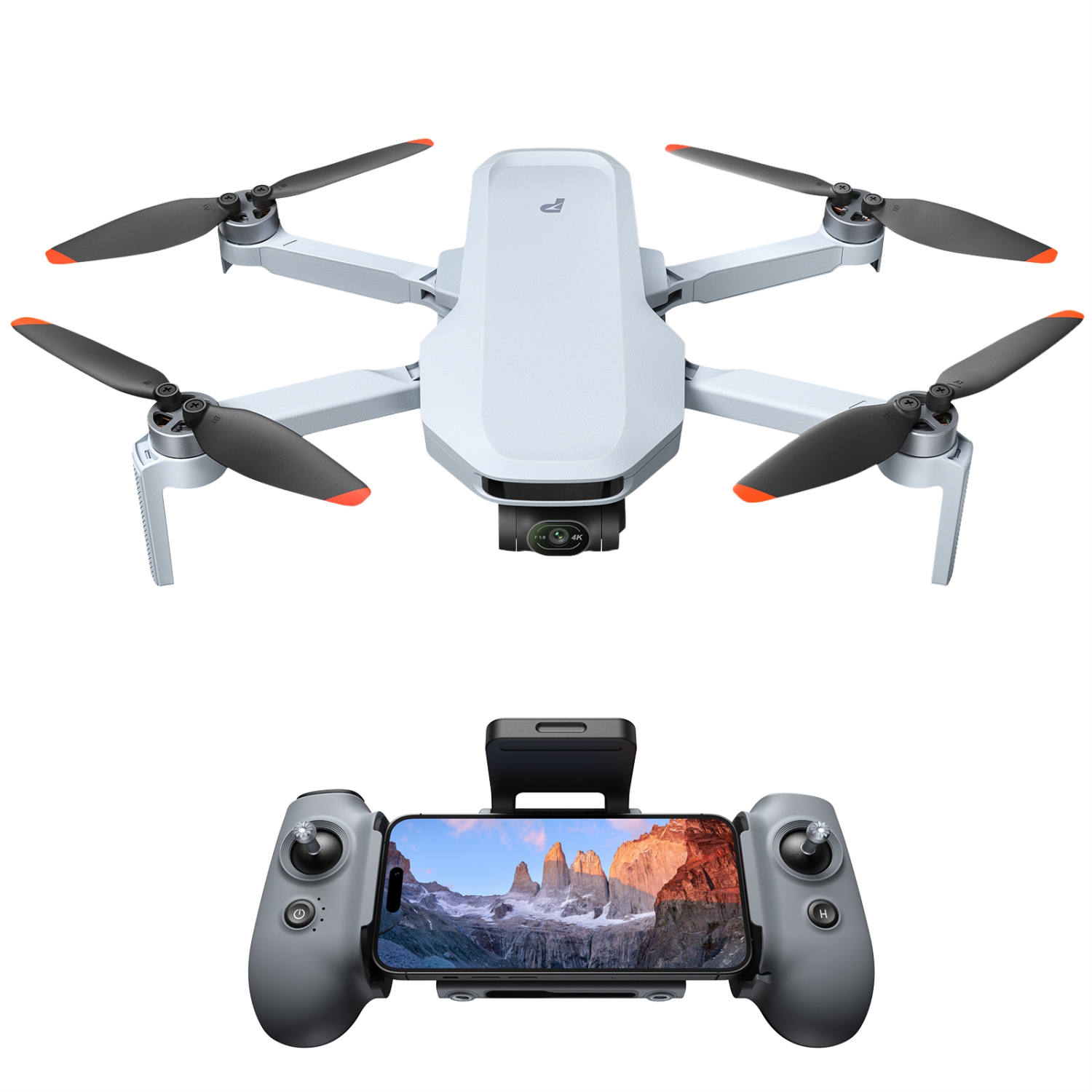 Drone ATOM 2 de Potensic avec caméra pour adultes vidéo HDR 4K, photo 8K, moins de 249&nbsp;g, cardan à 3 axes, transmission 10&nbsp;km, Suivi IA,