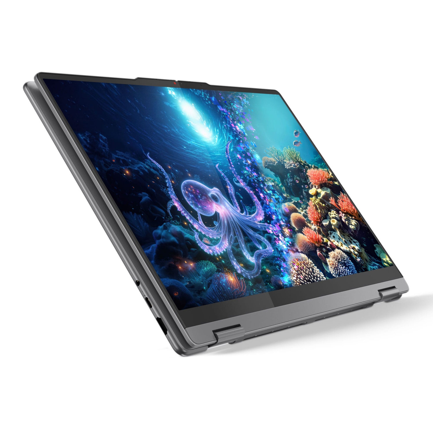 Portable 2-en-1 Yoga 7i de Lenovo, verre IPS de 16&nbsp;po, Core Ultra 5 226&nbsp;V d'Intel, disque 16&nbsp;Go, disque SSD 1&nbsp;To