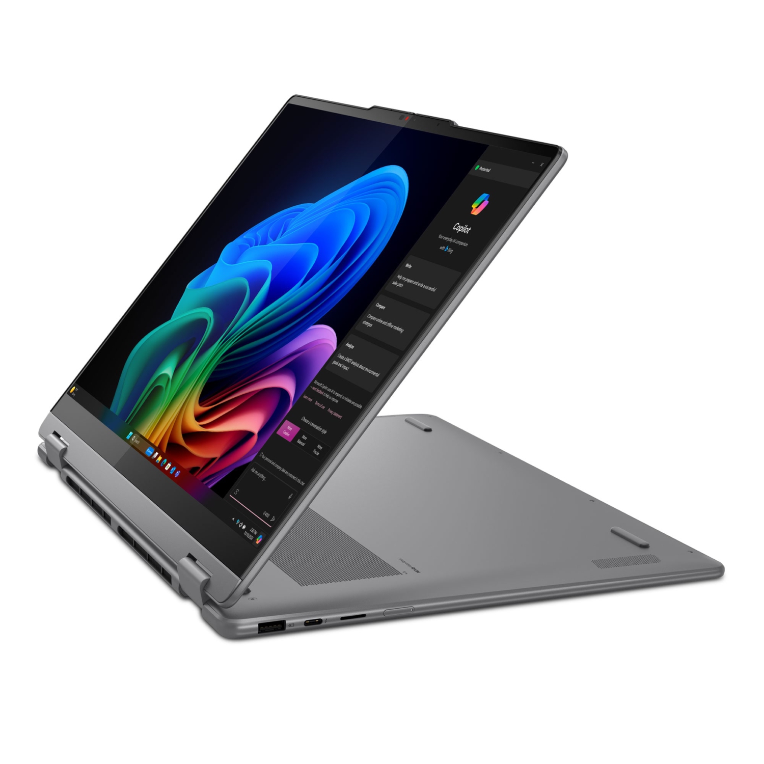 Portable 2-en-1 Yoga 7i de Lenovo, verre IPS de 16&nbsp;po, Core Ultra 5 226&nbsp;V d'Intel, disque 16&nbsp;Go, disque SSD 1&nbsp;To