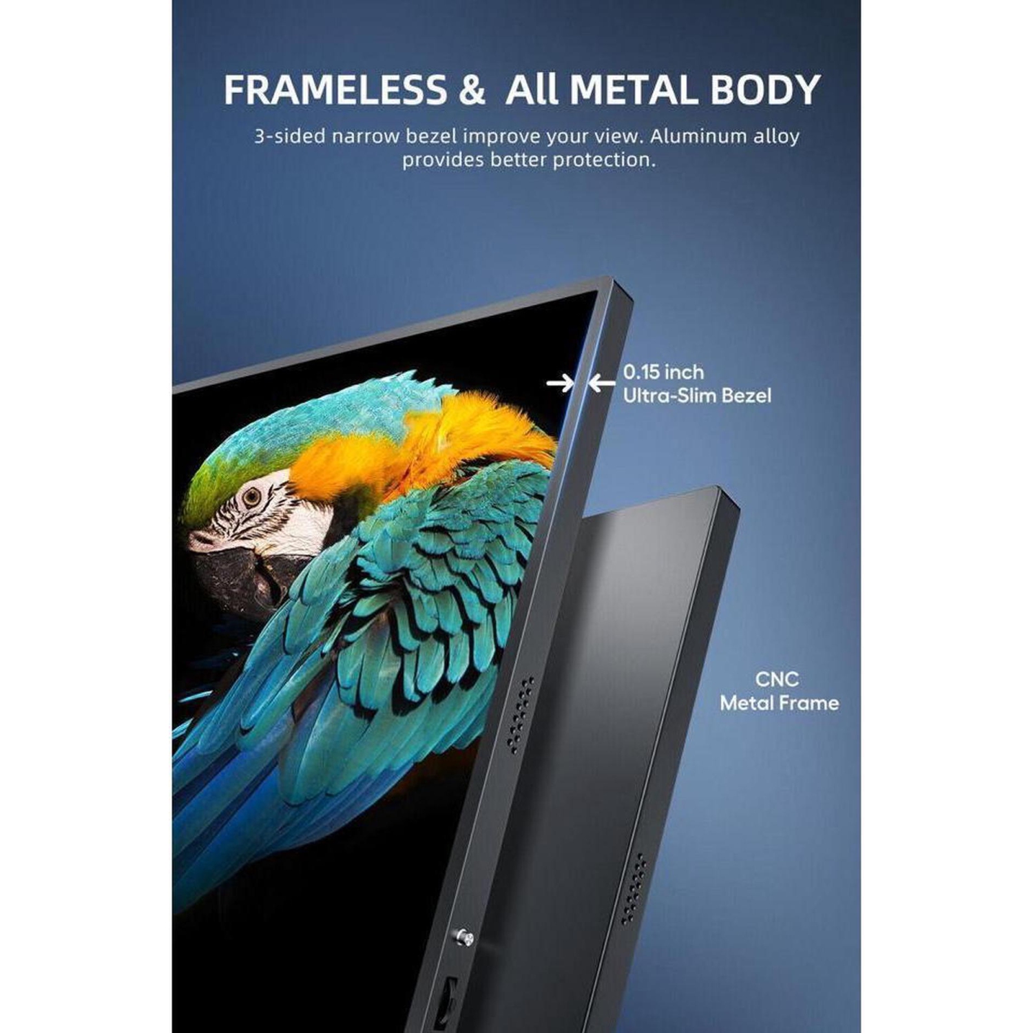 UPERFECT 18.5" 100Hz Gaming Portable Monitor 1080P HDMI USB C Display For Game Switch Xbox PS 5