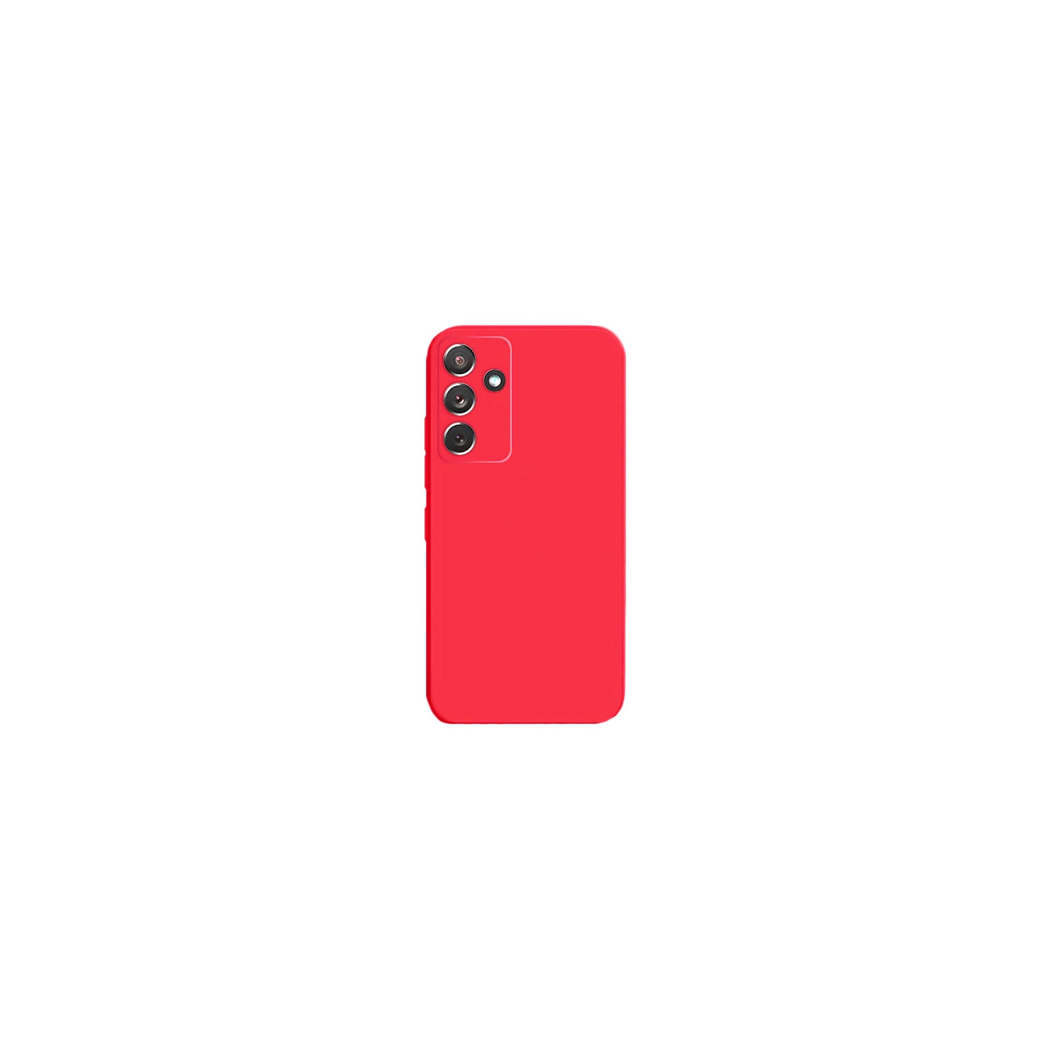 PANDACO Soft Shell Matte Red Case for Samsung Galaxy A35