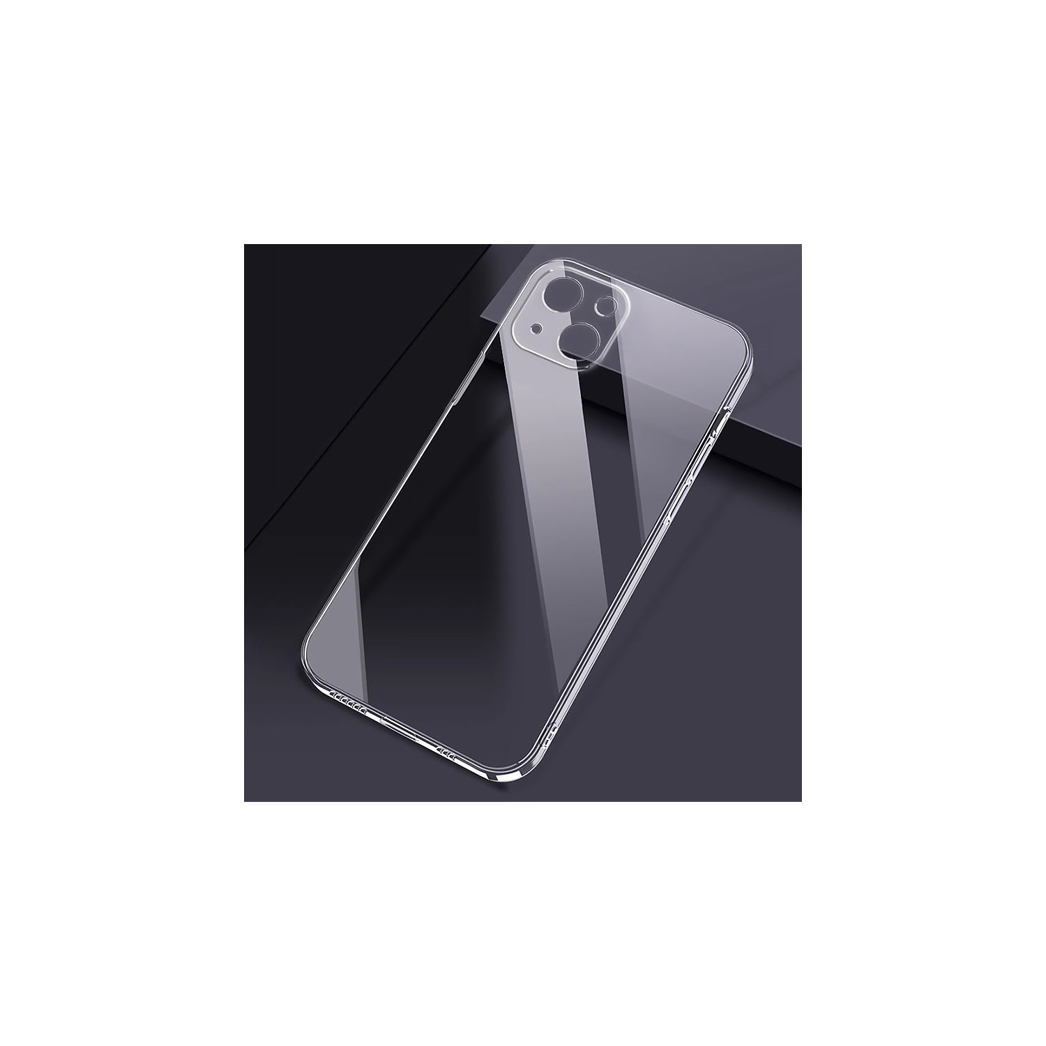 PANDACO Camera Trim Clear Case for iPhone 13 Mini