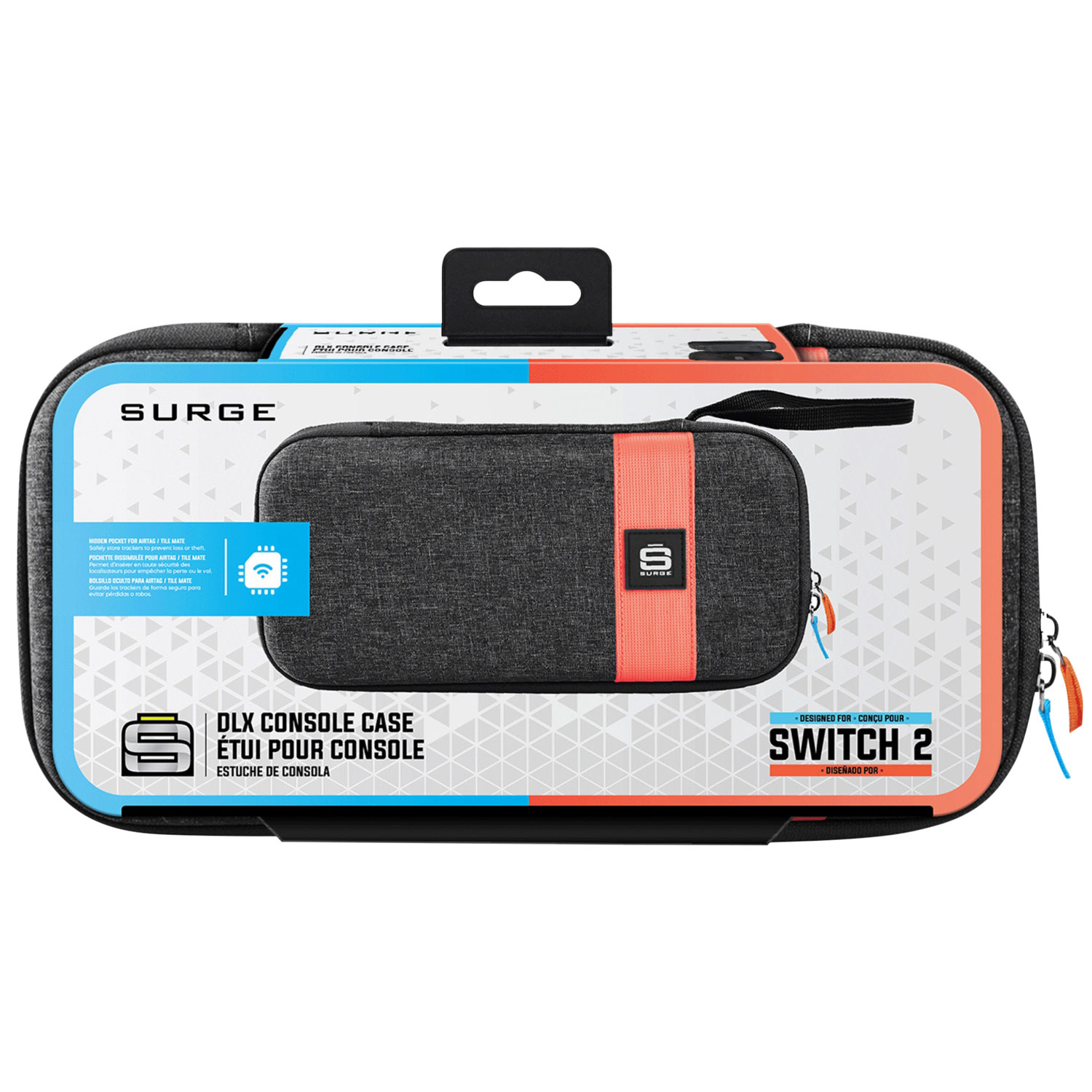 Étui en nylon de Surge pour console Switch 2 - Gris