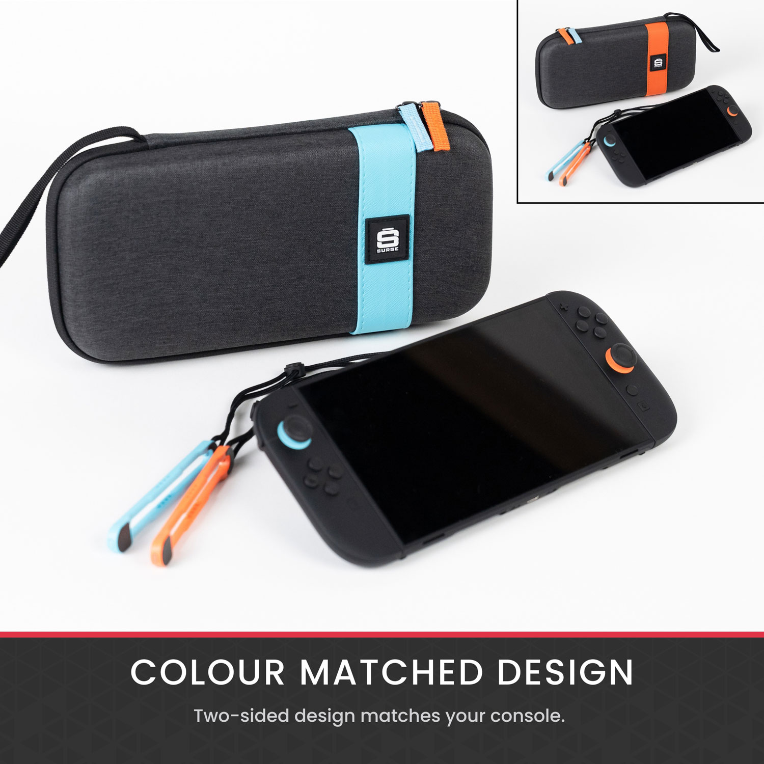 Étui en nylon de Surge pour console Switch 2 - Gris