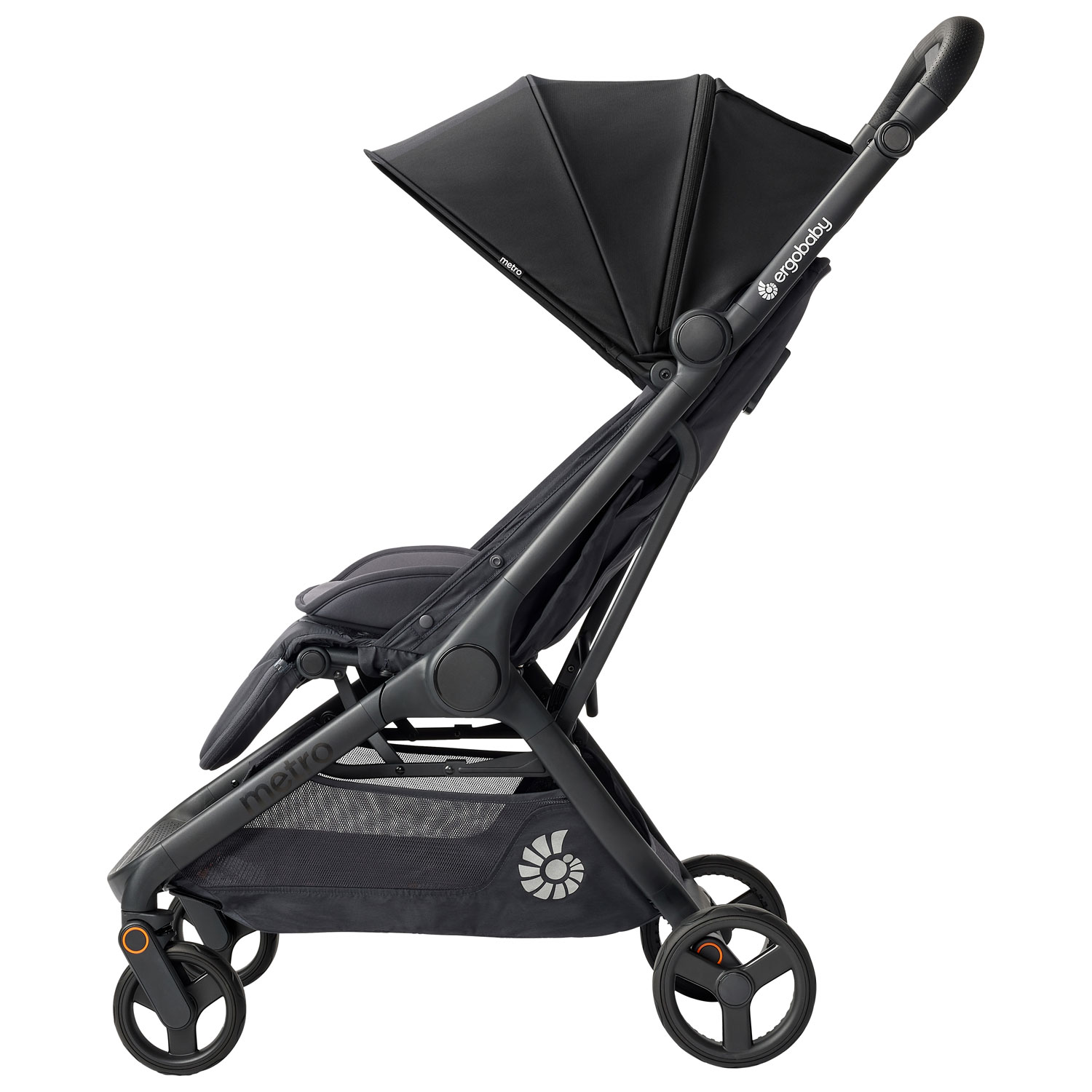 Poussette compacte Metro 3 d'Ergobaby - Noir onyx