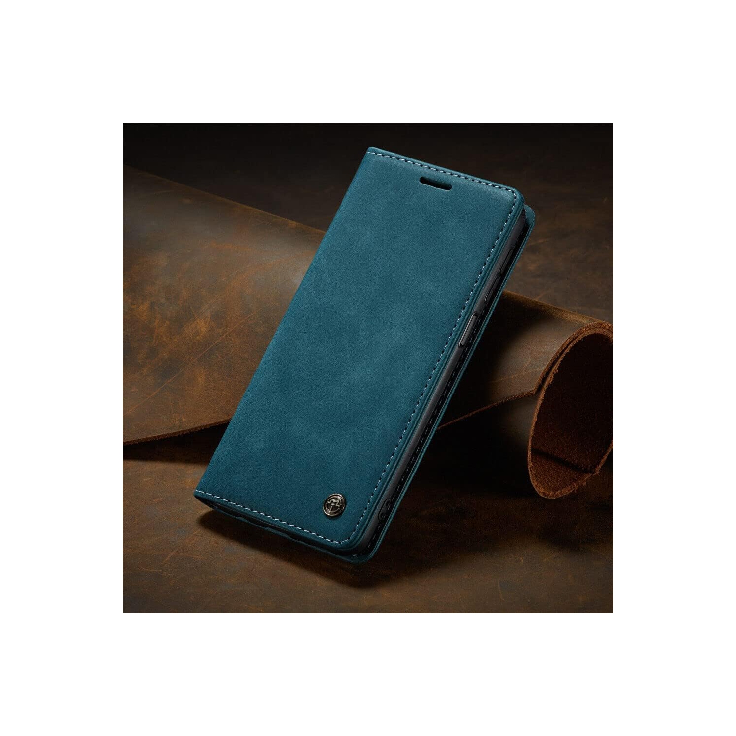 BIG DEAL - CaseMe Wallet Case Anti-Fall Retro Handmade Leather Magnetic Flip case Card Slot for iPhone 15 PLUS