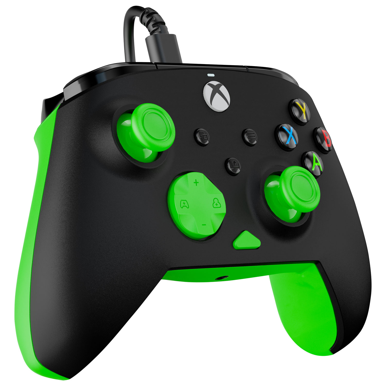 Manette avec fil Rematch Core de Turtle Beach pour Xbox Series X/S/Xbox One - Noir/vert