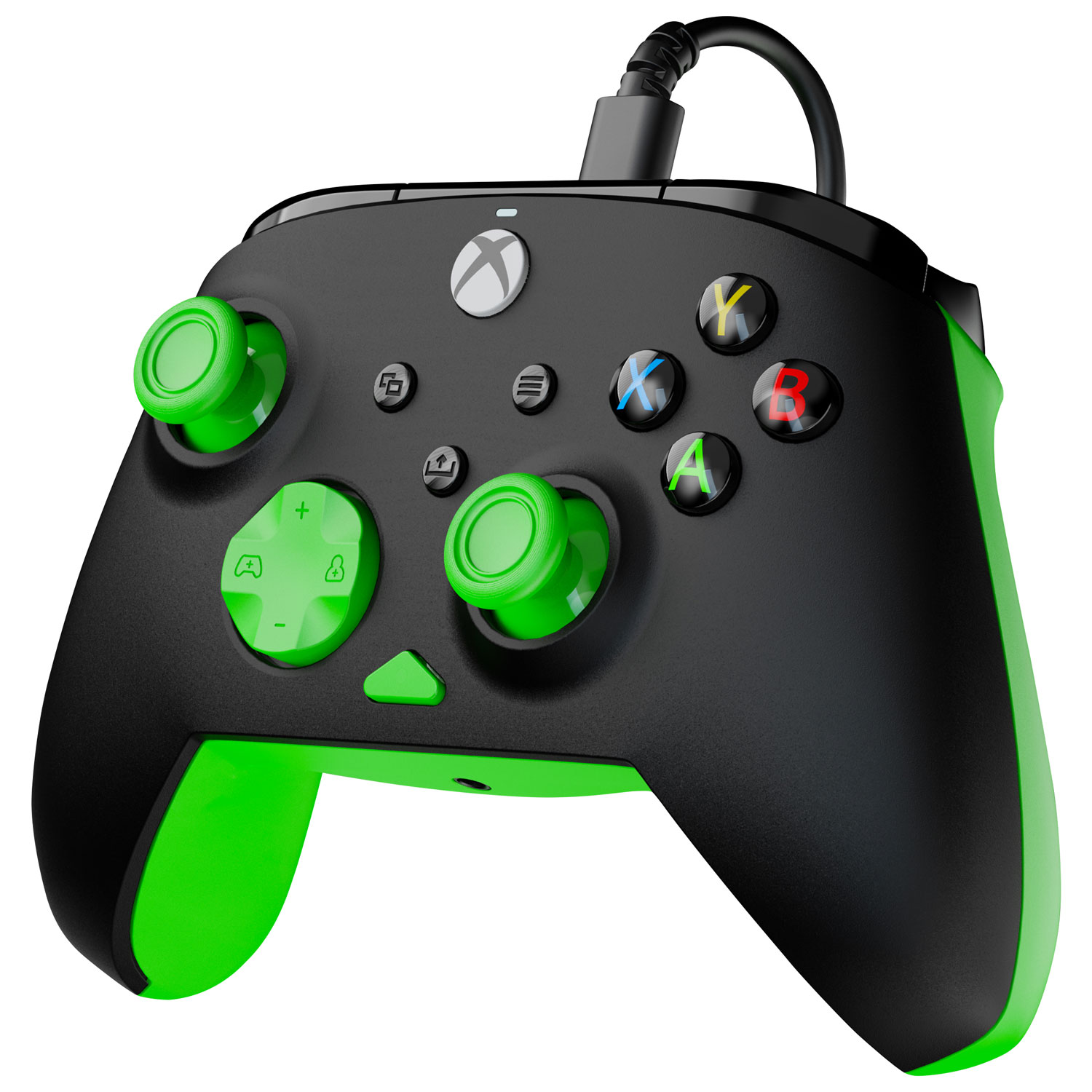 Manette avec fil Rematch Core de Turtle Beach pour Xbox Series X/S/Xbox One - Noir/vert