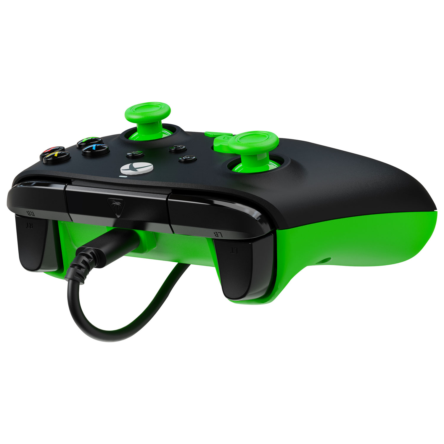 Manette avec fil Rematch Core de Turtle Beach pour Xbox Series X/S/Xbox One - Noir/vert