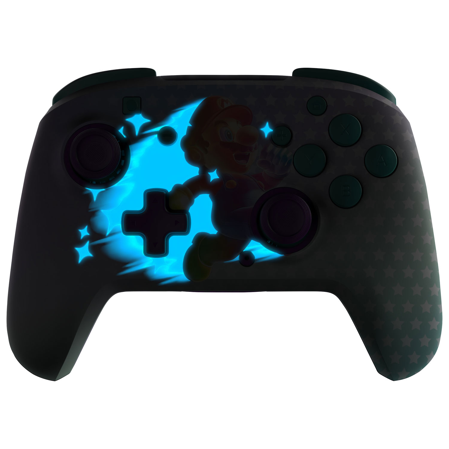 Manette de jeu sans fil phosphorescente Rematch de Turtle Beach pour Switch - Invincible Mario