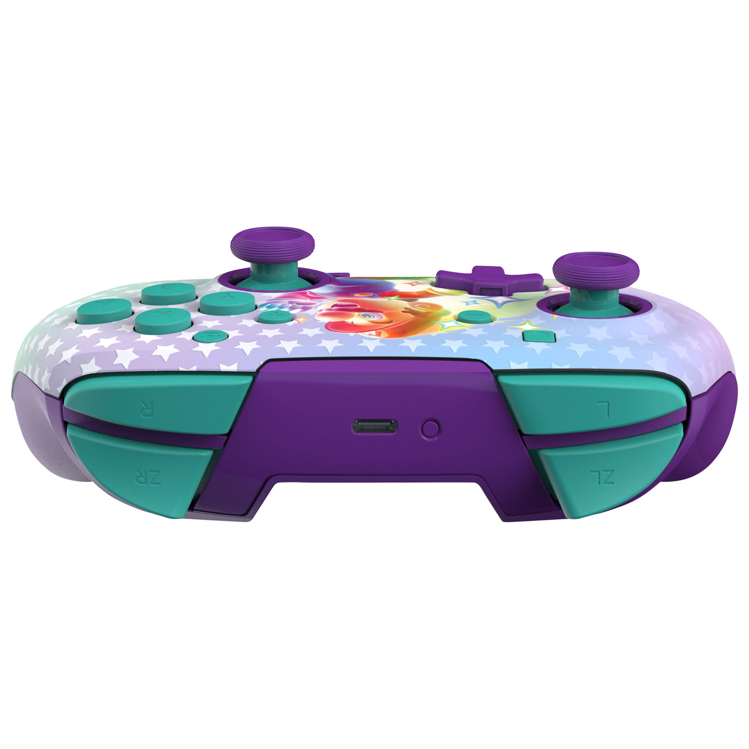 Manette de jeu sans fil phosphorescente Rematch de Turtle Beach pour Switch - Invincible Mario