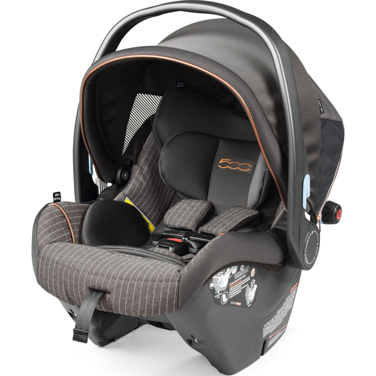 Peg Perego Primo Viaggio 4/35 Siège de voiture pour enfants Nido K avec base - Fiat 500