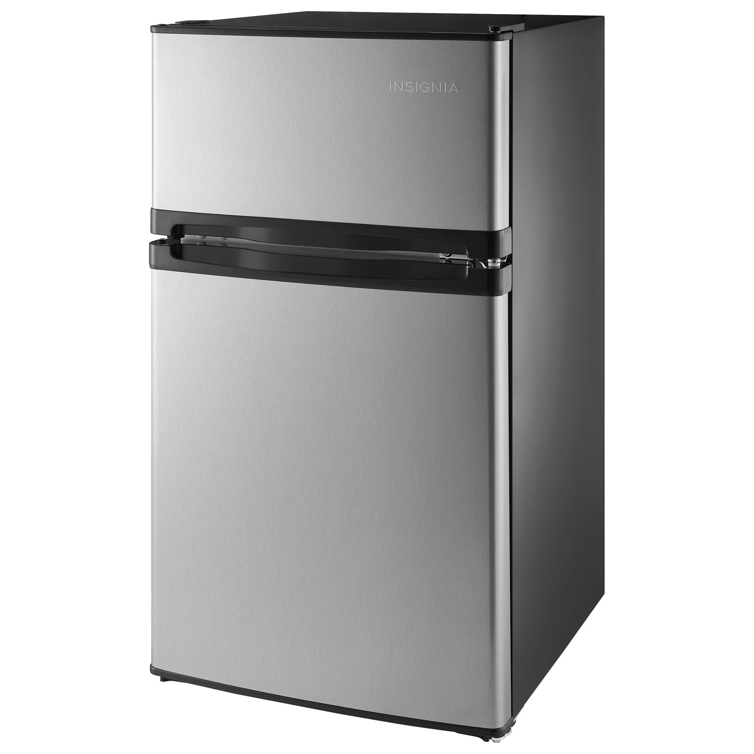 Réfrigérateur compact autonome à congélateur supérieur 3,1 pi³ d'Insignia - Aspect acier inoxydable