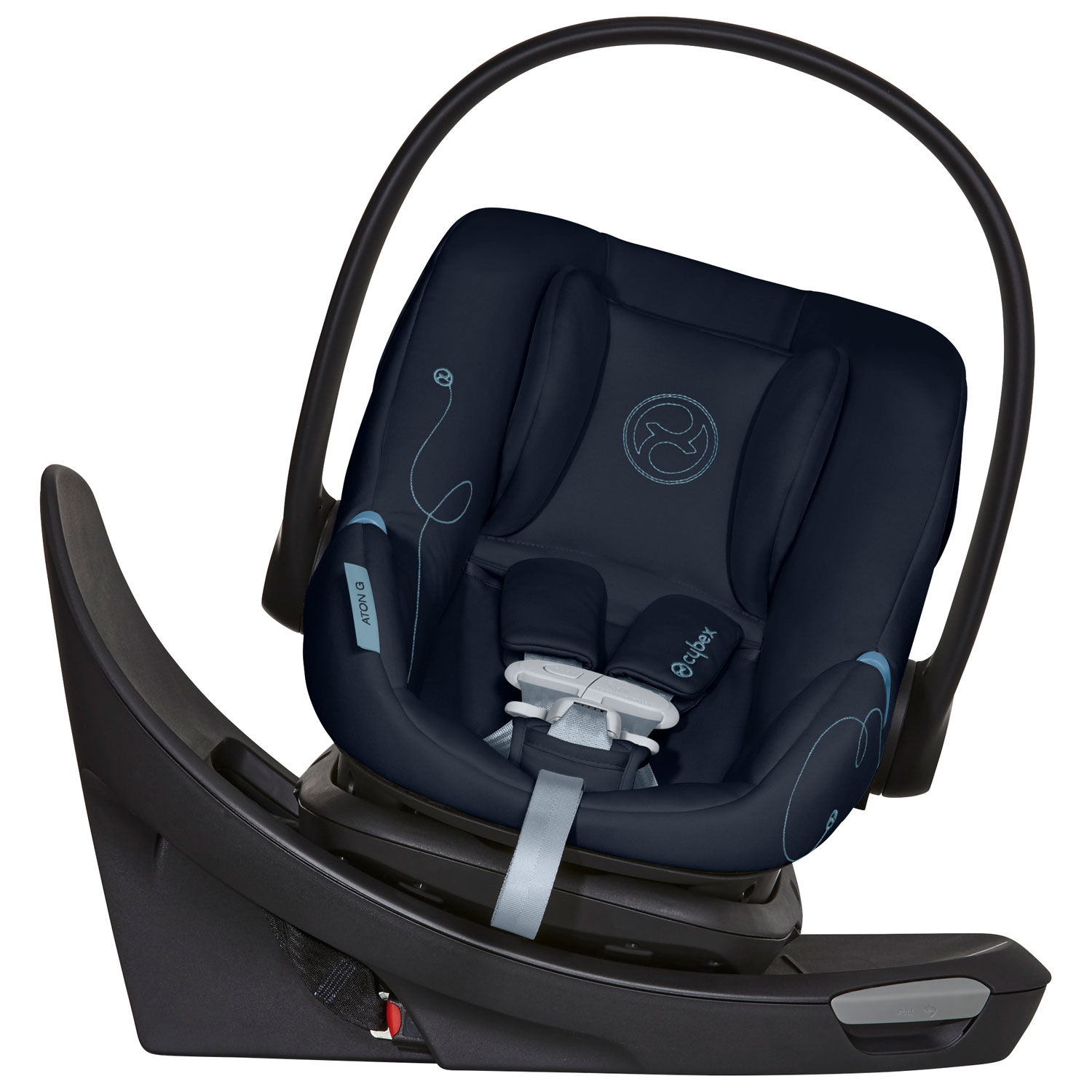 Cybex Aton G Swivel Rear-facing Infant Car Seat with SensorSafe - Ocean Blue