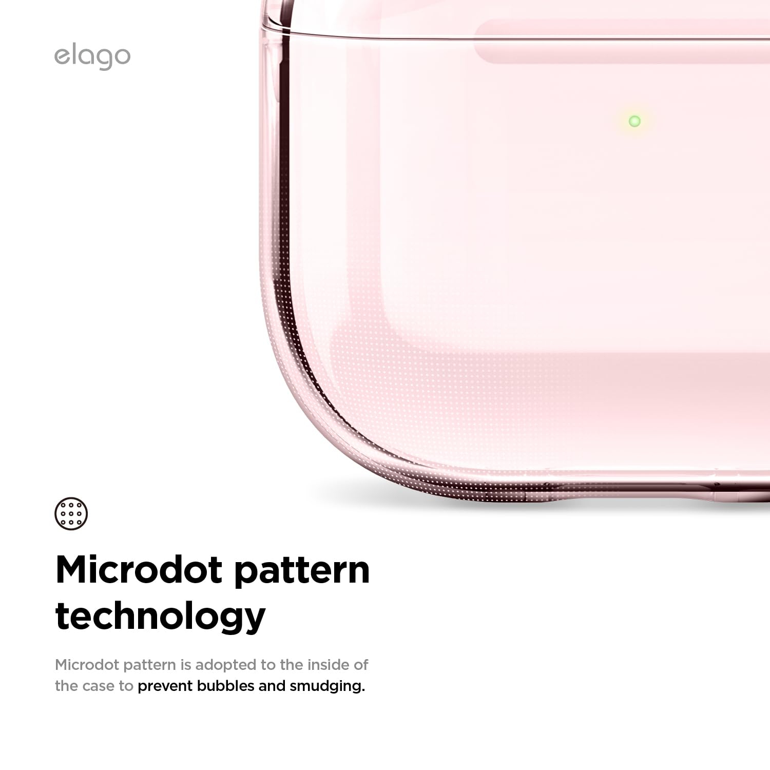 elago Clear Case Compatible with AirPods 4 Case - Carabiner Included, Reduced Yellowing, Wireless Charging, Shock Resistant, Full Protection