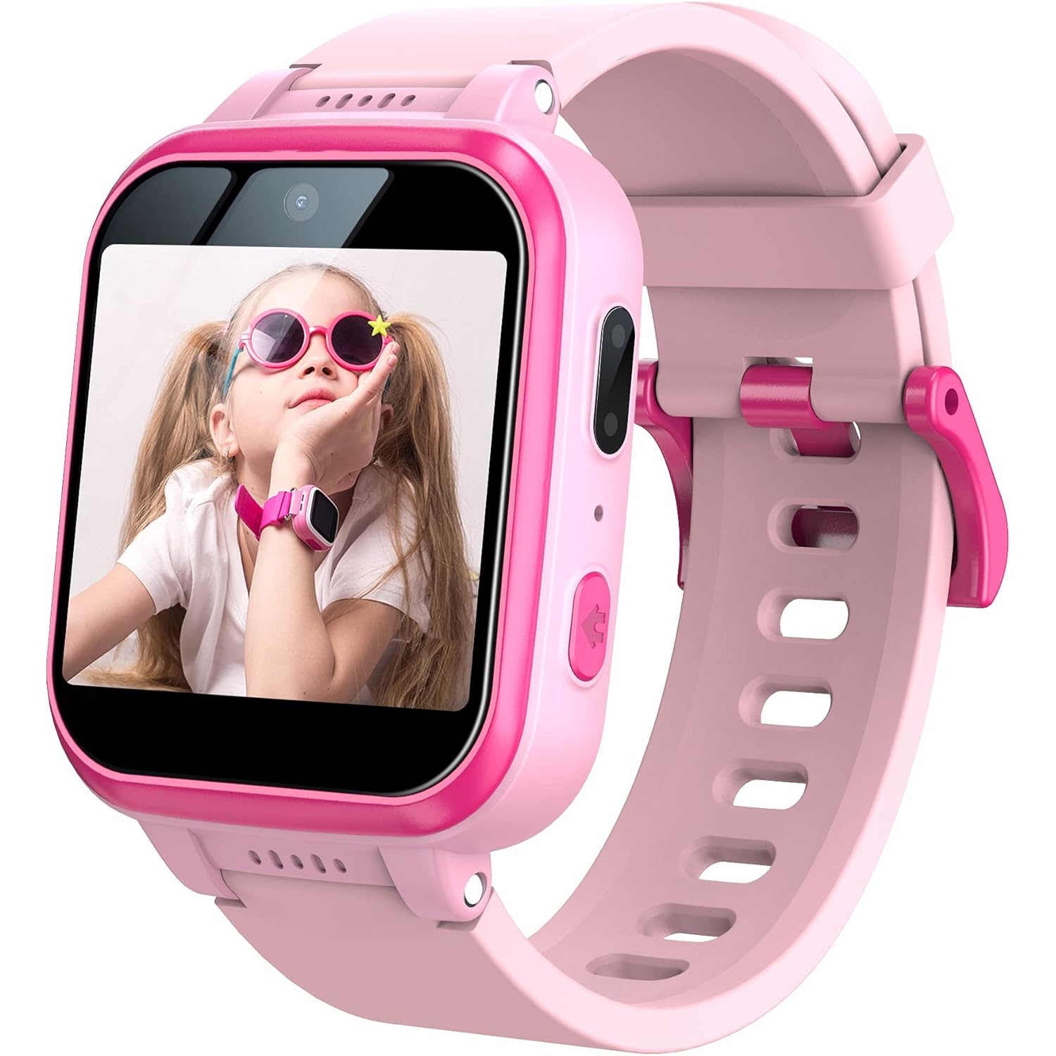 Smart Watch for Kids Kids Toy Watch for Girls, HD Touch Screen Dual Cameras Music Player Games Flashlight Calculator