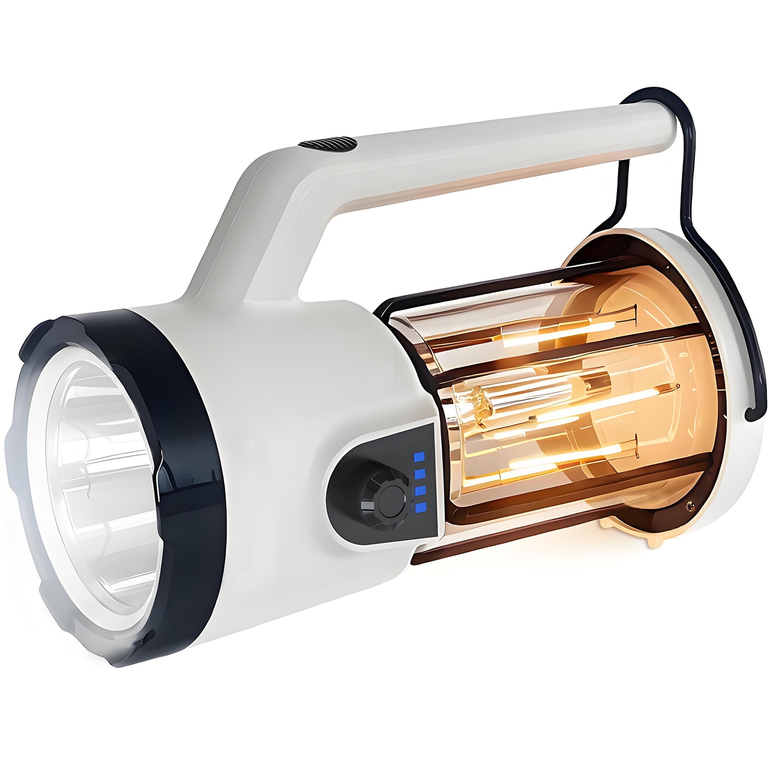 Lampe de camping multifonction Falshlights rechargeable USB Lampe d'urgence portative pour tente d'extérieur