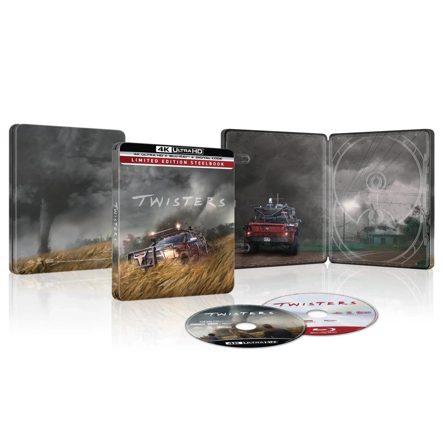 Twisters [4K Ultra HD + Blu-ray + Digital Copy] [Steelbook]