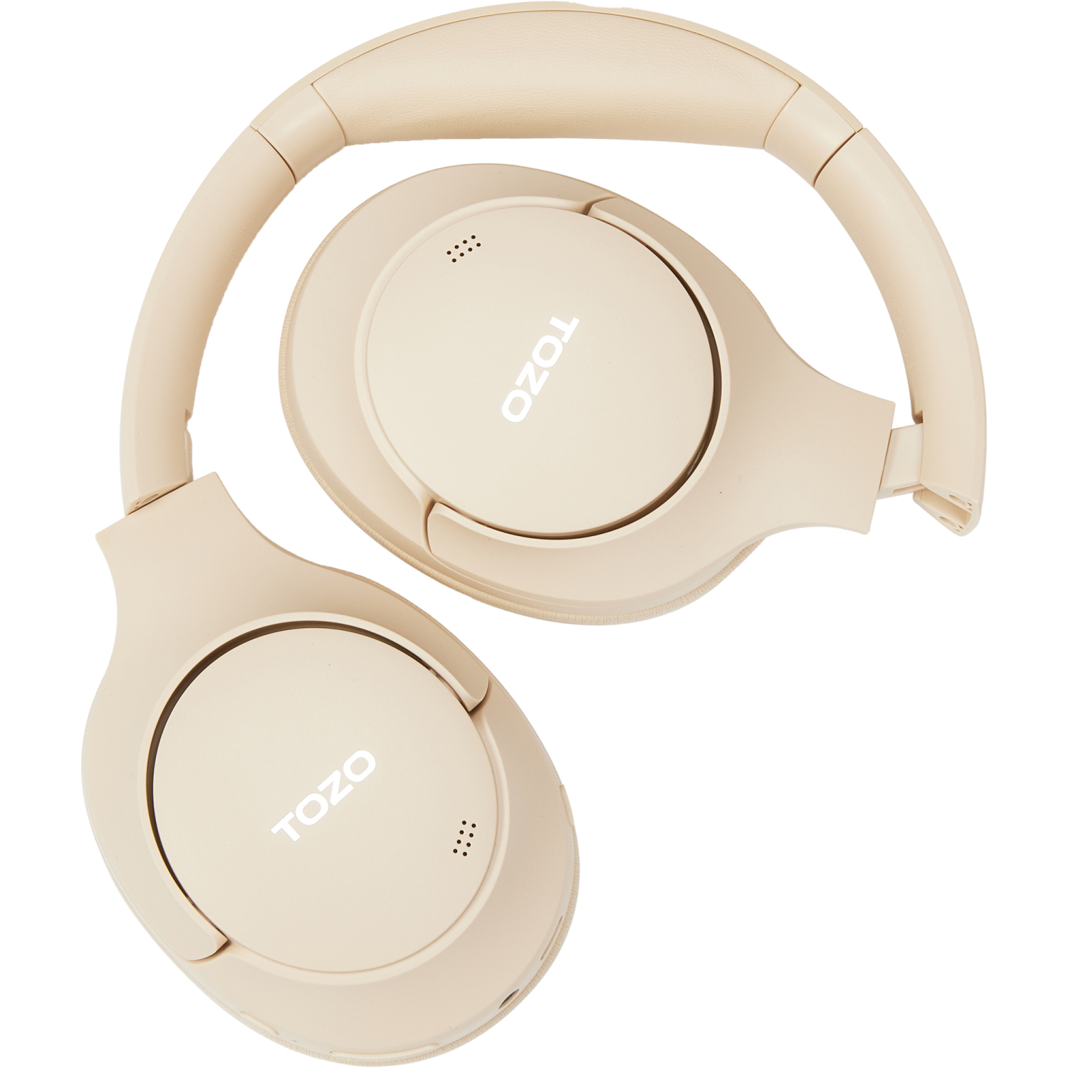 TOZO HT2 Hybrid Active Noise Cancelling Headphones, Wireless Over Ear Bluetooth Headphones, 60H Playtime, Hi-Res Audio Custom EQ via App Deep Bass