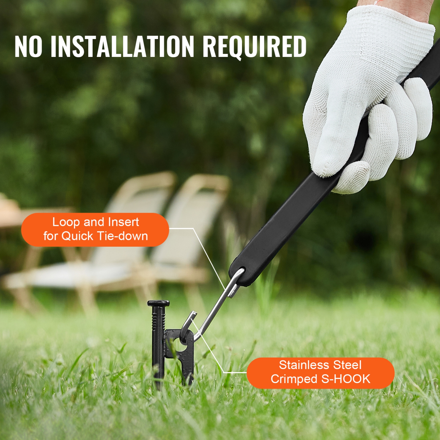 Cordon élastique plat 50 pièces VEVOR, sangles élastiques robustes 19,8 mm avec crochets en S en acier, corde élastique de 31 po pour le