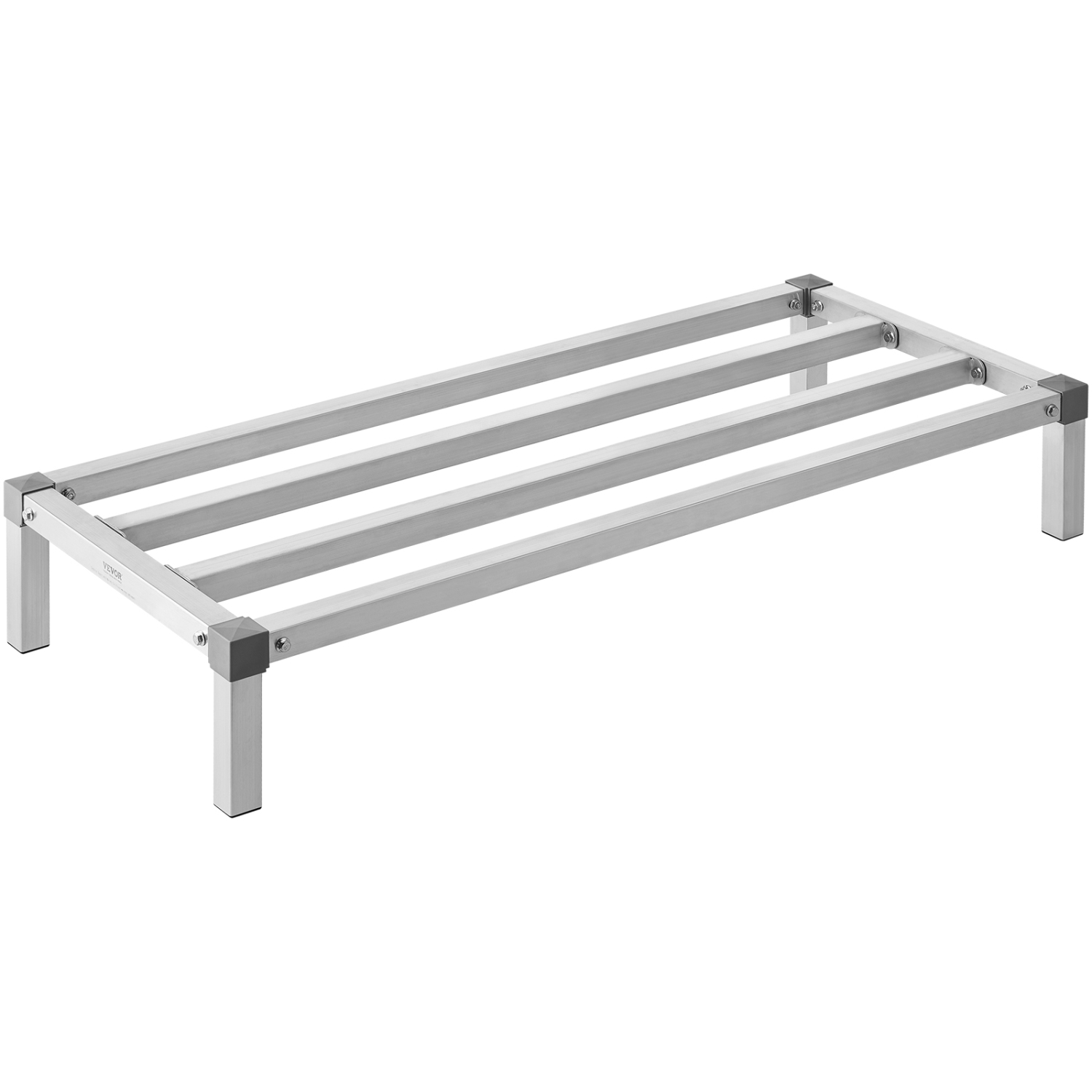 VEVOR 48” x 20”Aluminum Dunnage Rack,Food Floor Rack, 8” Off the Floor,1000 lbs Capacity All-Welded Aluminum Storage Rack, for Storage in