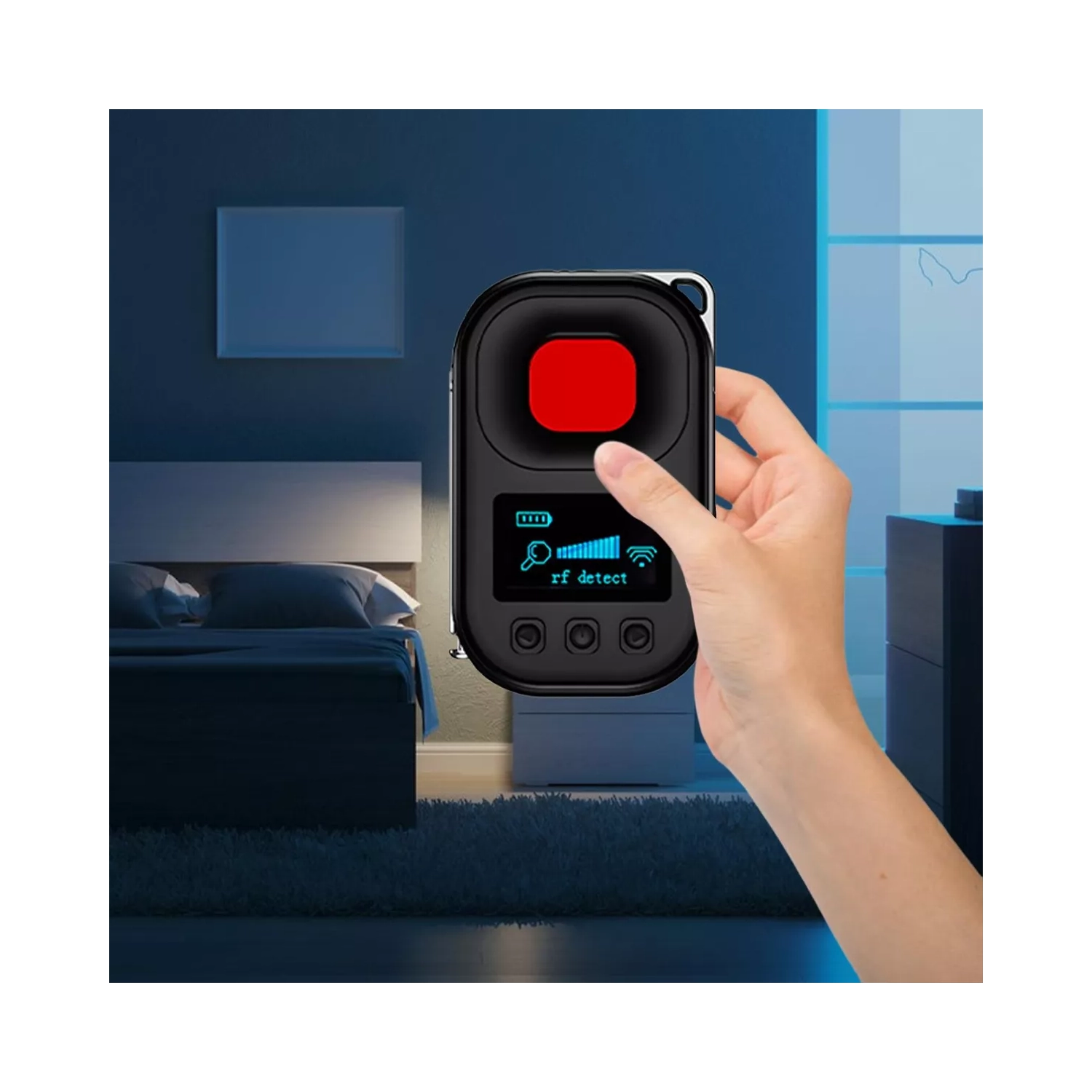 Camera detector infrared anti-sneak shooting GPS anti-positioning vibration alarm multi-function screen display detector