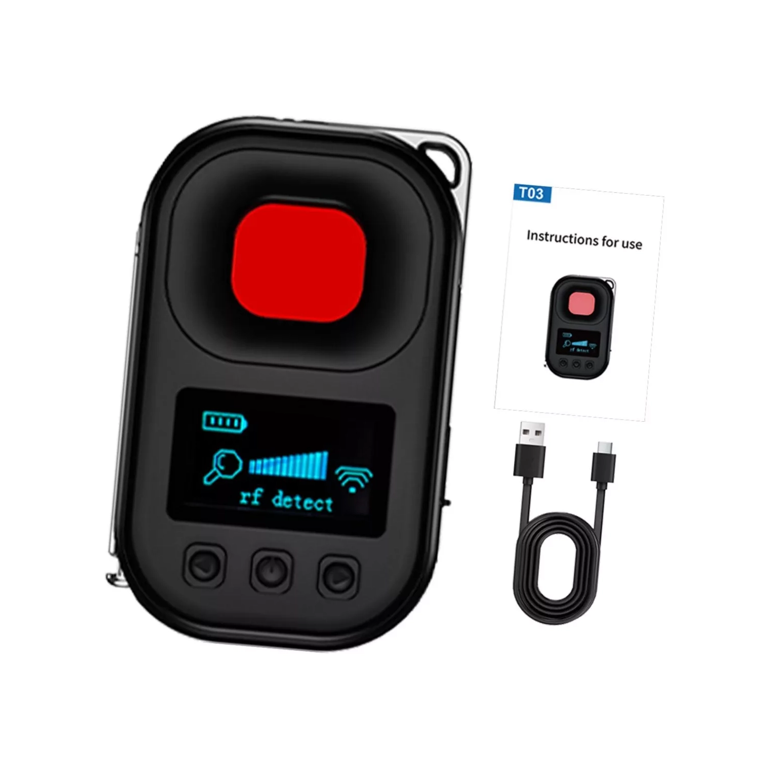 Camera detector infrared anti-sneak shooting GPS anti-positioning vibration alarm multi-function screen display detector