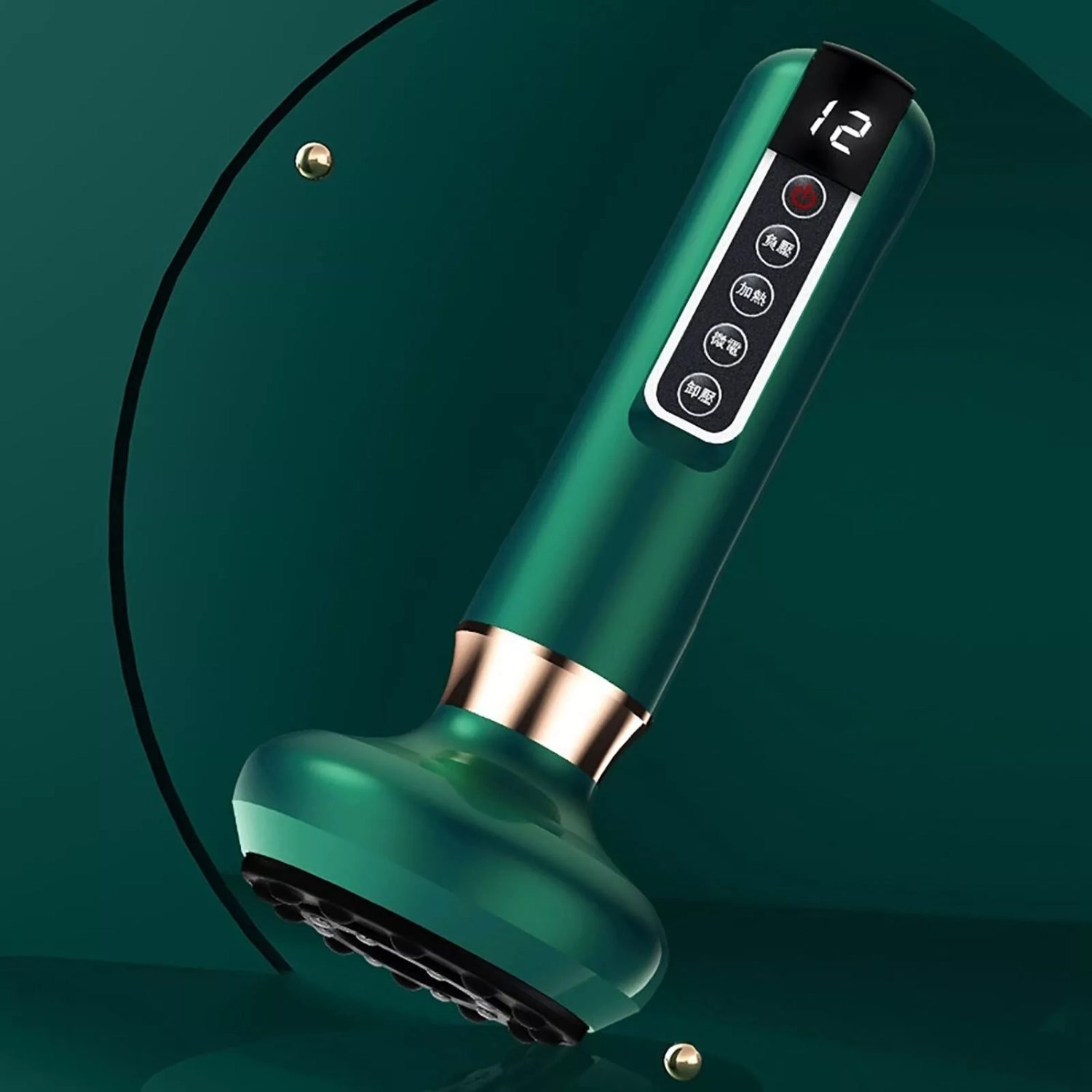 Appareil de massage électrique Aspiration Élimination des graisses Santé tout le corps Grattage Chauffage infrarouge Massothérapie perte de poids -